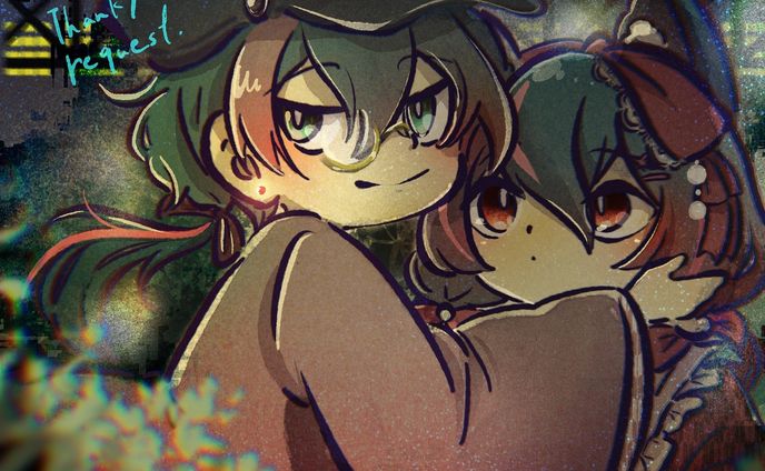 ご依頼絵でした、ありがとうございます。
#skeb #illustration #イラスト #依頼絵