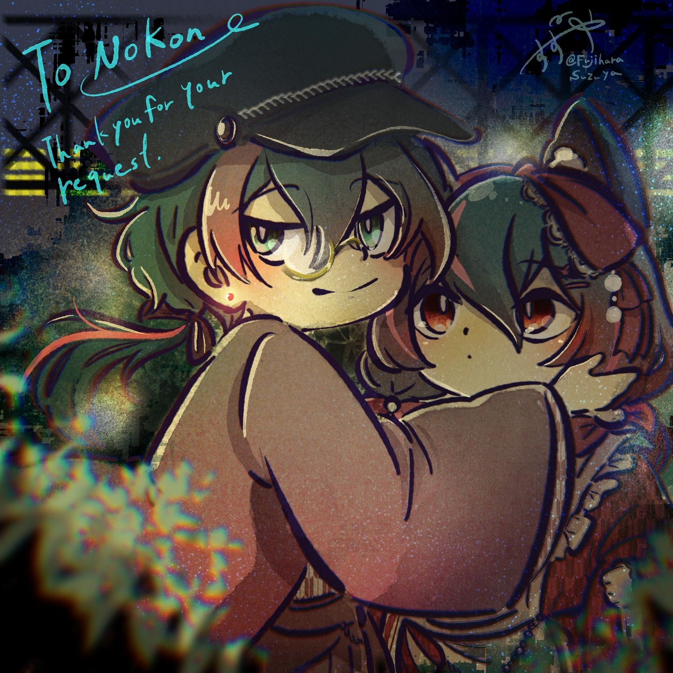 ご依頼絵でした、ありがとうございます。
#skeb #illustration #イラスト #依頼絵-1