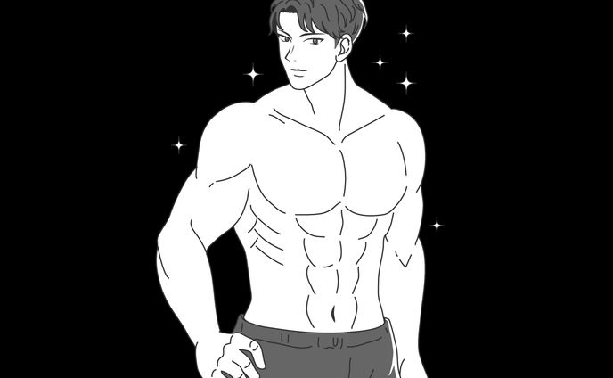 マッチョな男性