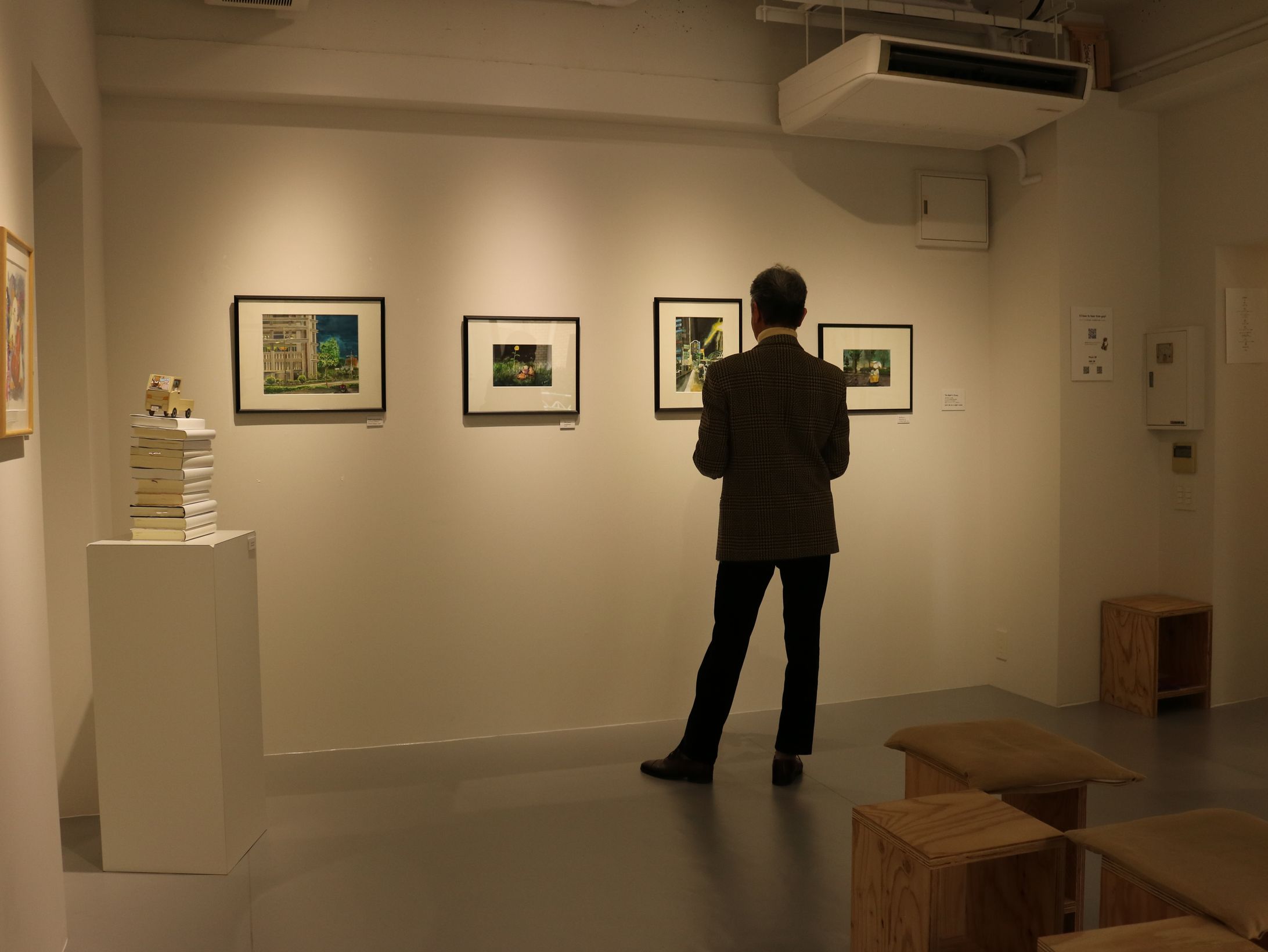 Mari Aoki 水彩画個展 City Bears -Back in the city- -1