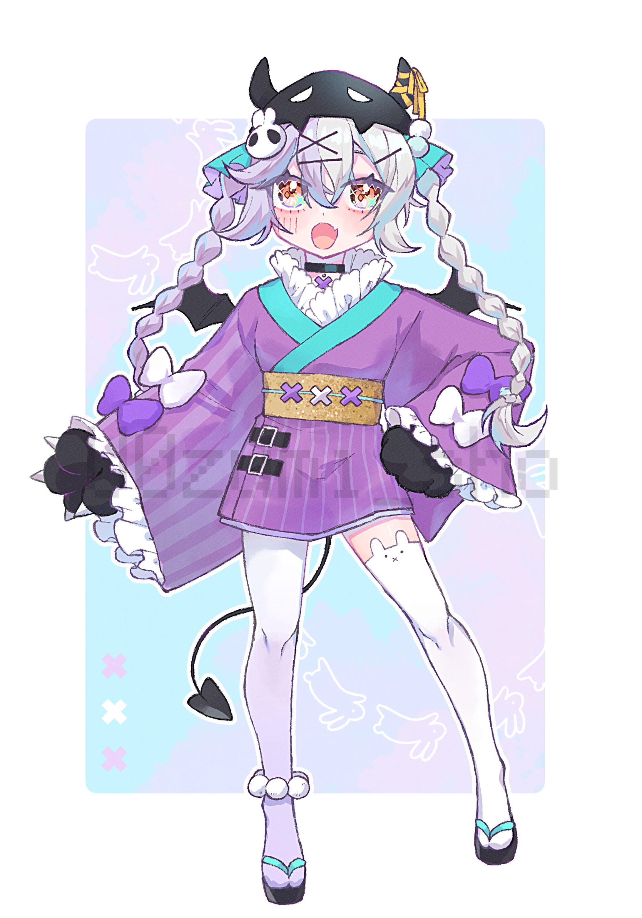 唄夜乃よる　和装イラスト-1