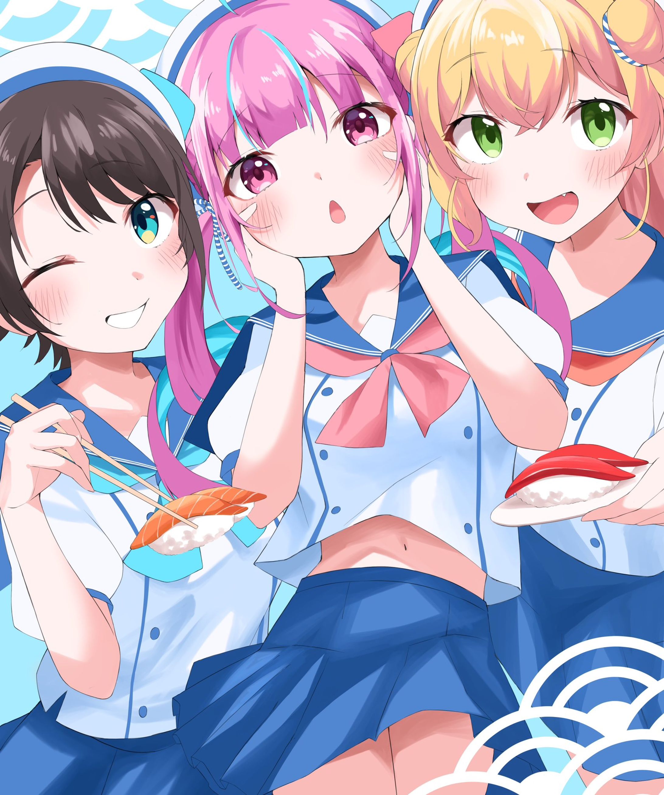 学校帰りに寿司☆でしょ！-1