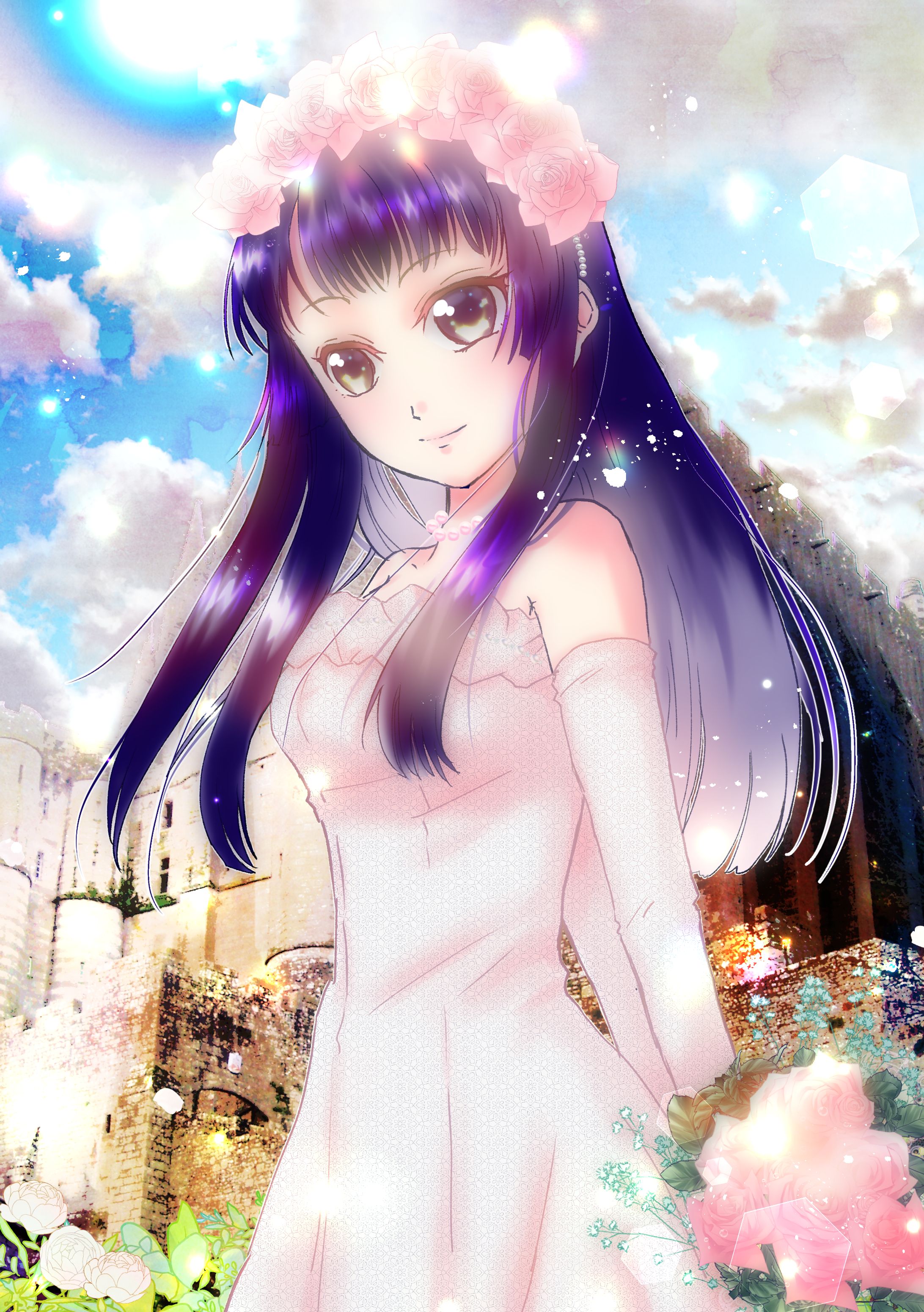 ウェディングドレスのポン子-1