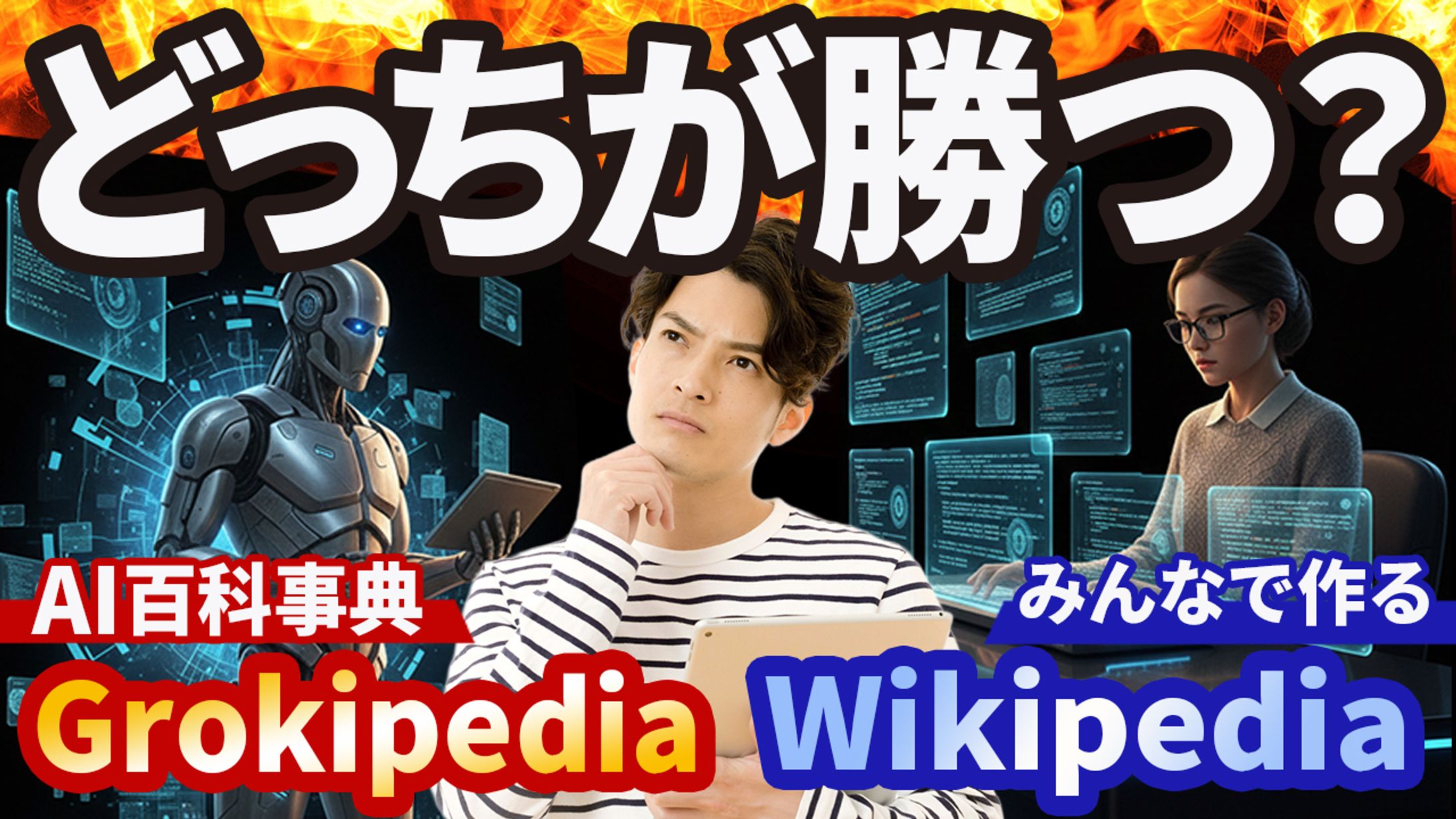 AI百科事典 VS Wikipedia（応募用作品）-1