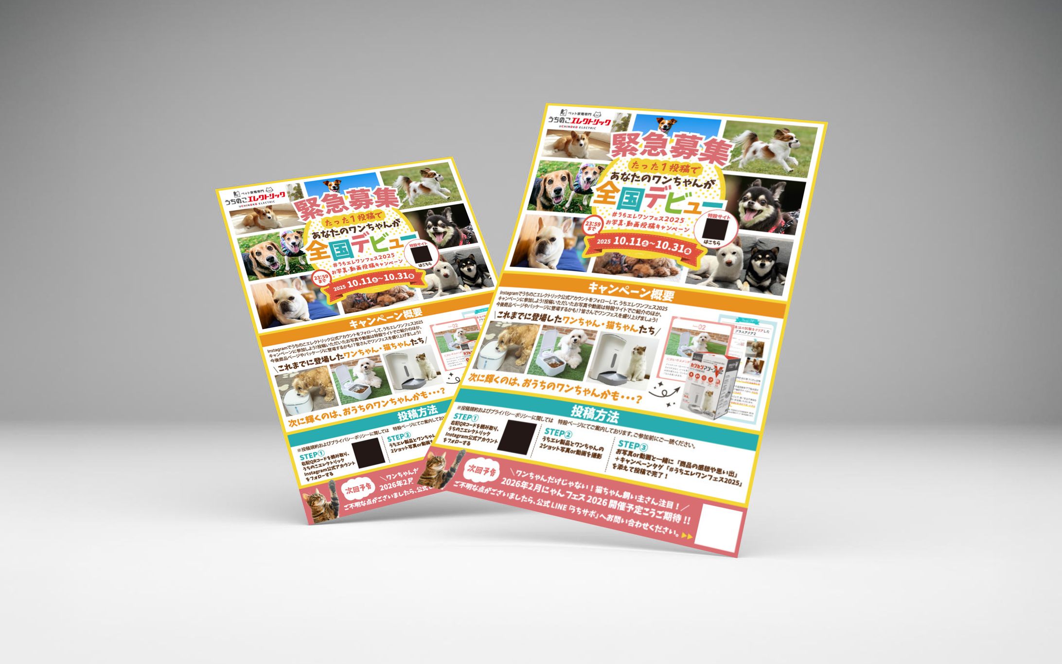 【株式会社アクセスライン様】うちの子エレクトリックチラシ-1