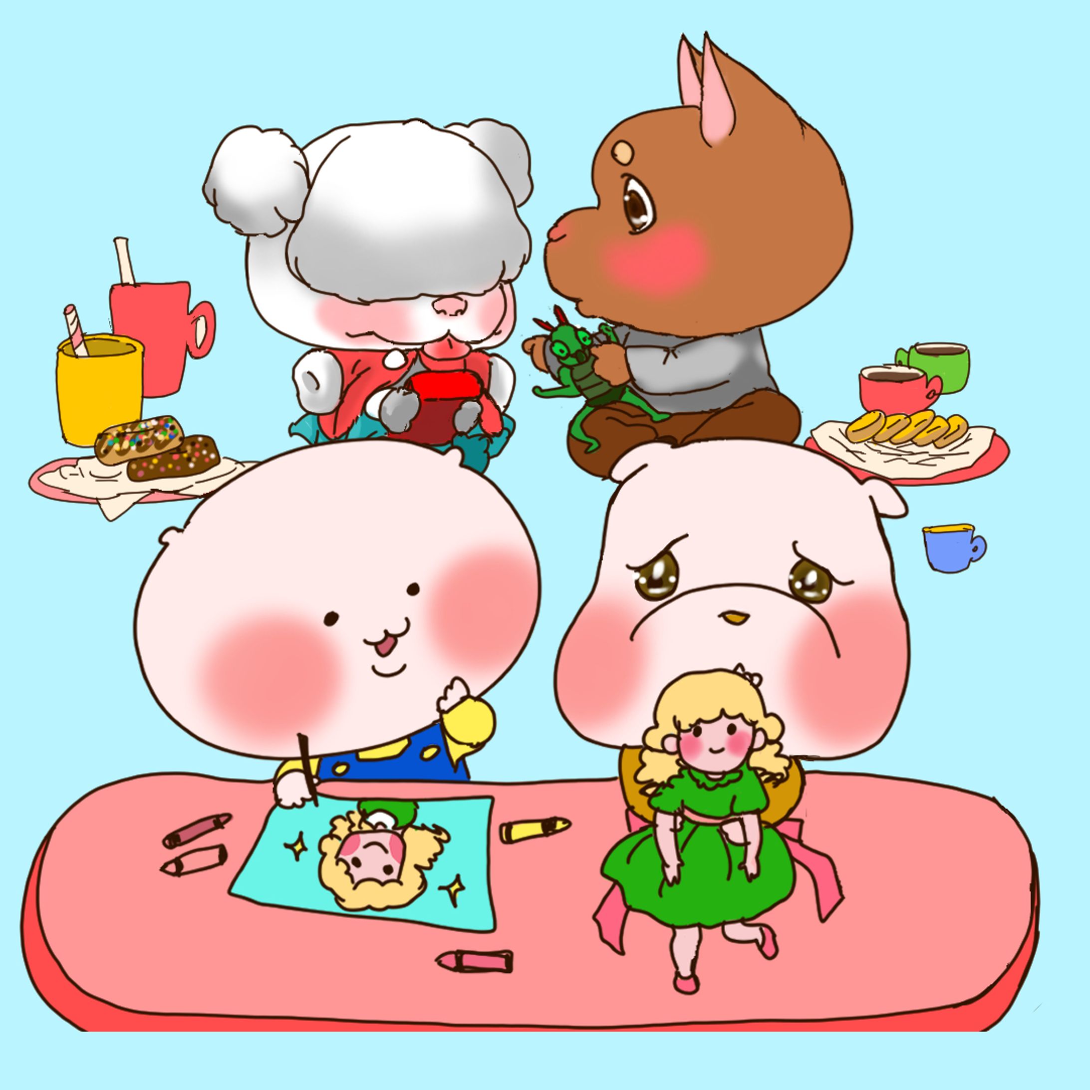 ポップイラスト　前年齢対応　個人作品-1
