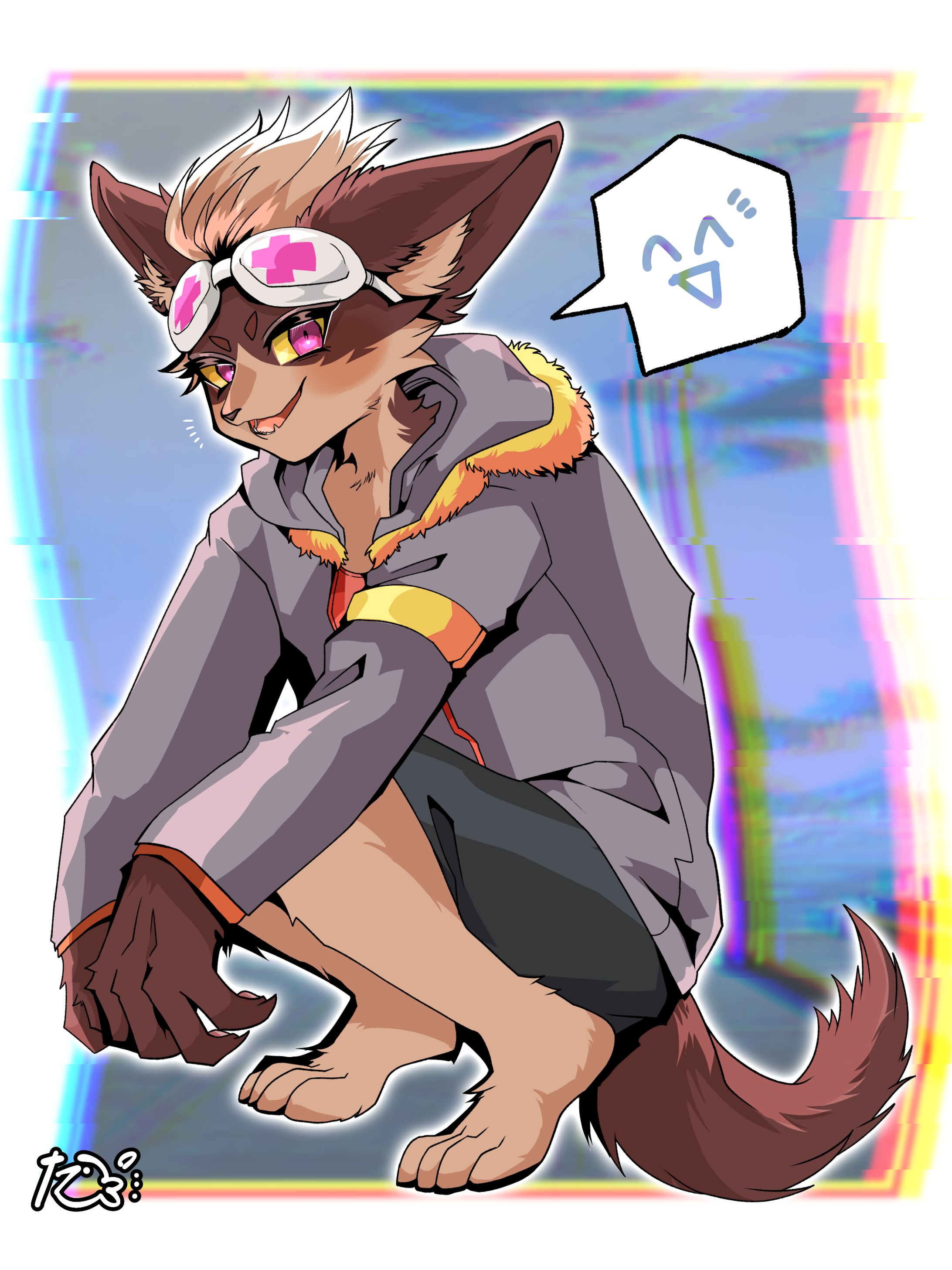 ゴーグルケモ少年-1