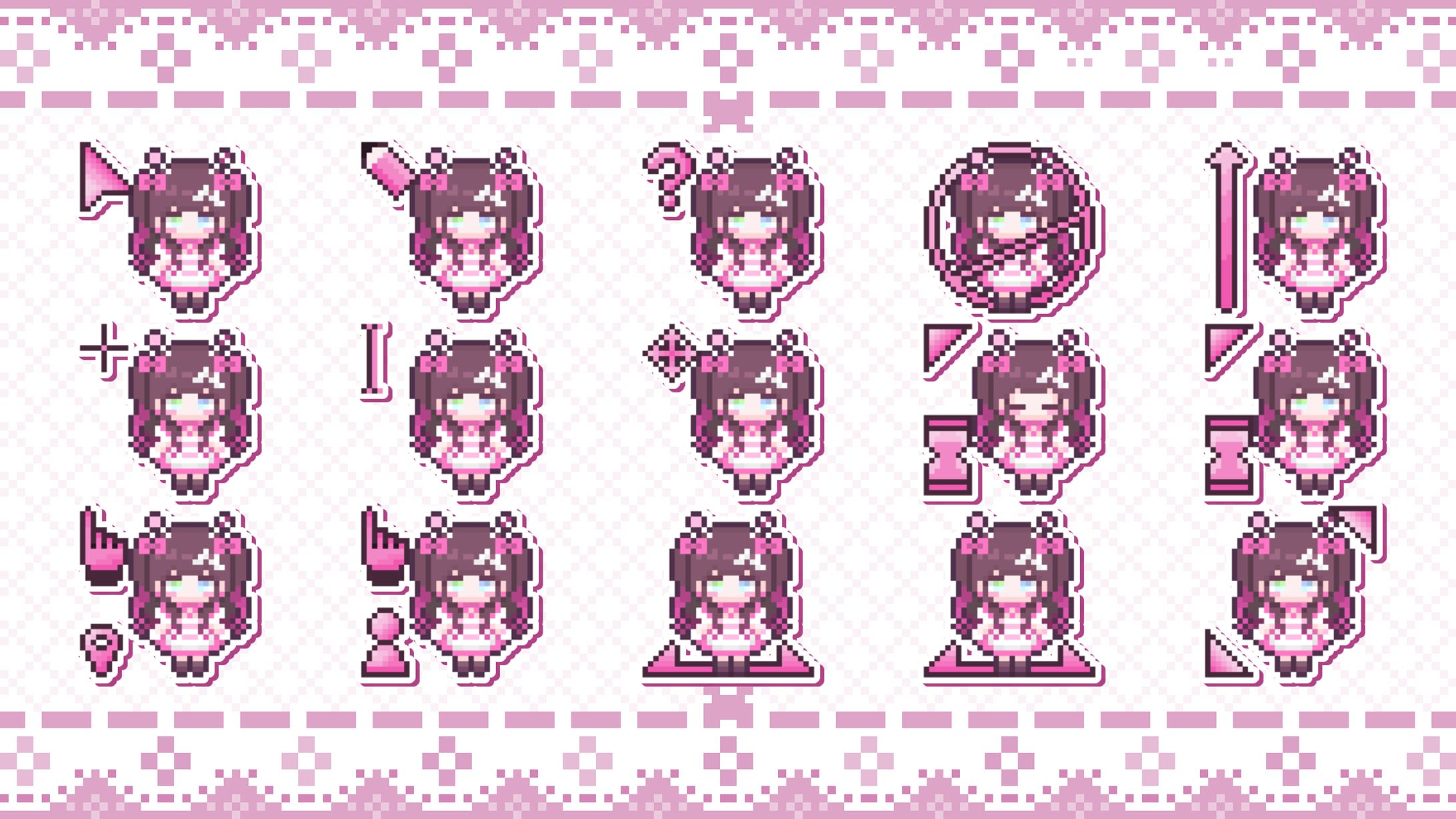 マウスカーソル_魔法少女みなぎちゃん様-1