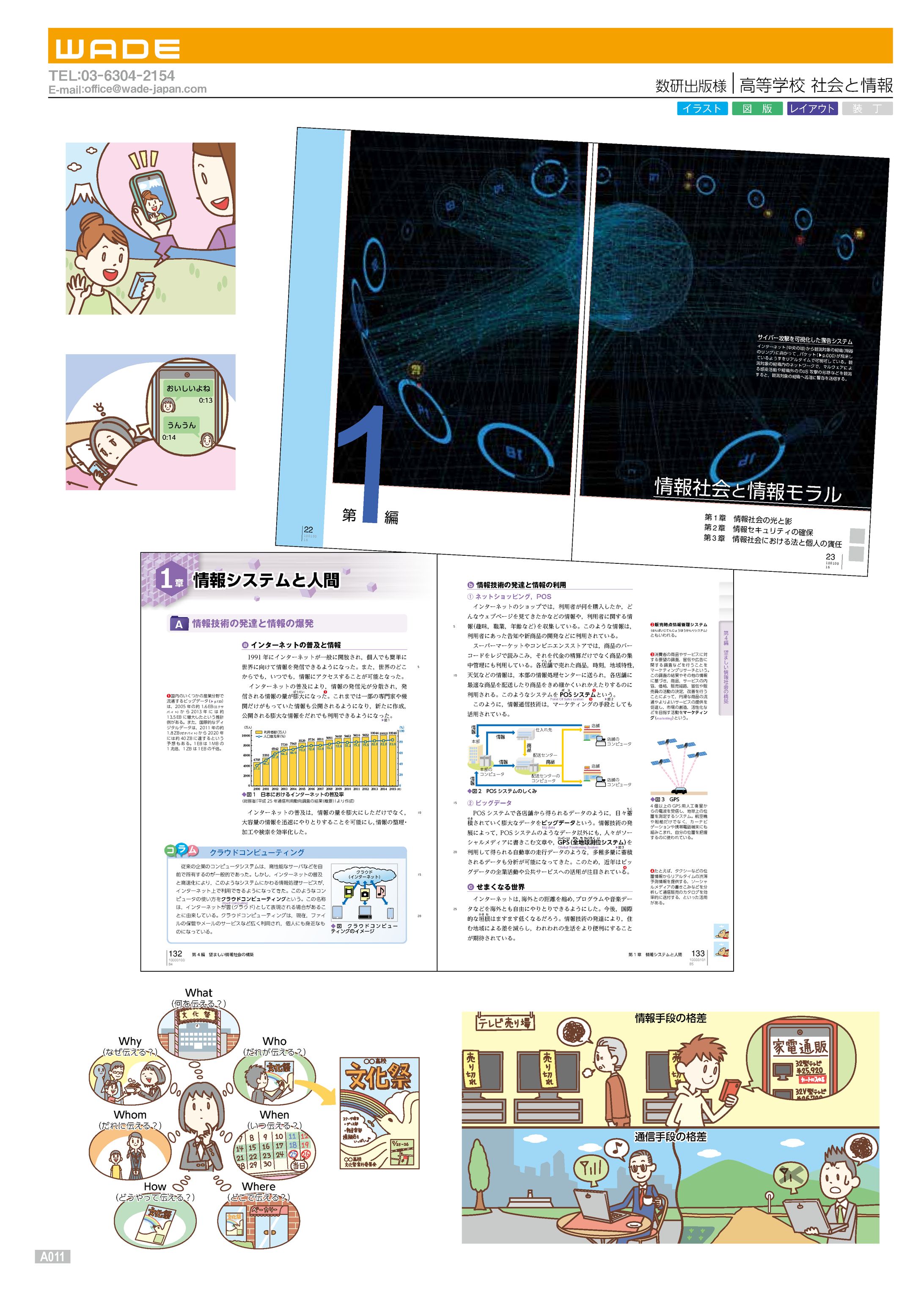 Design 4 数研出版様 高等学校 社会と情報-1
