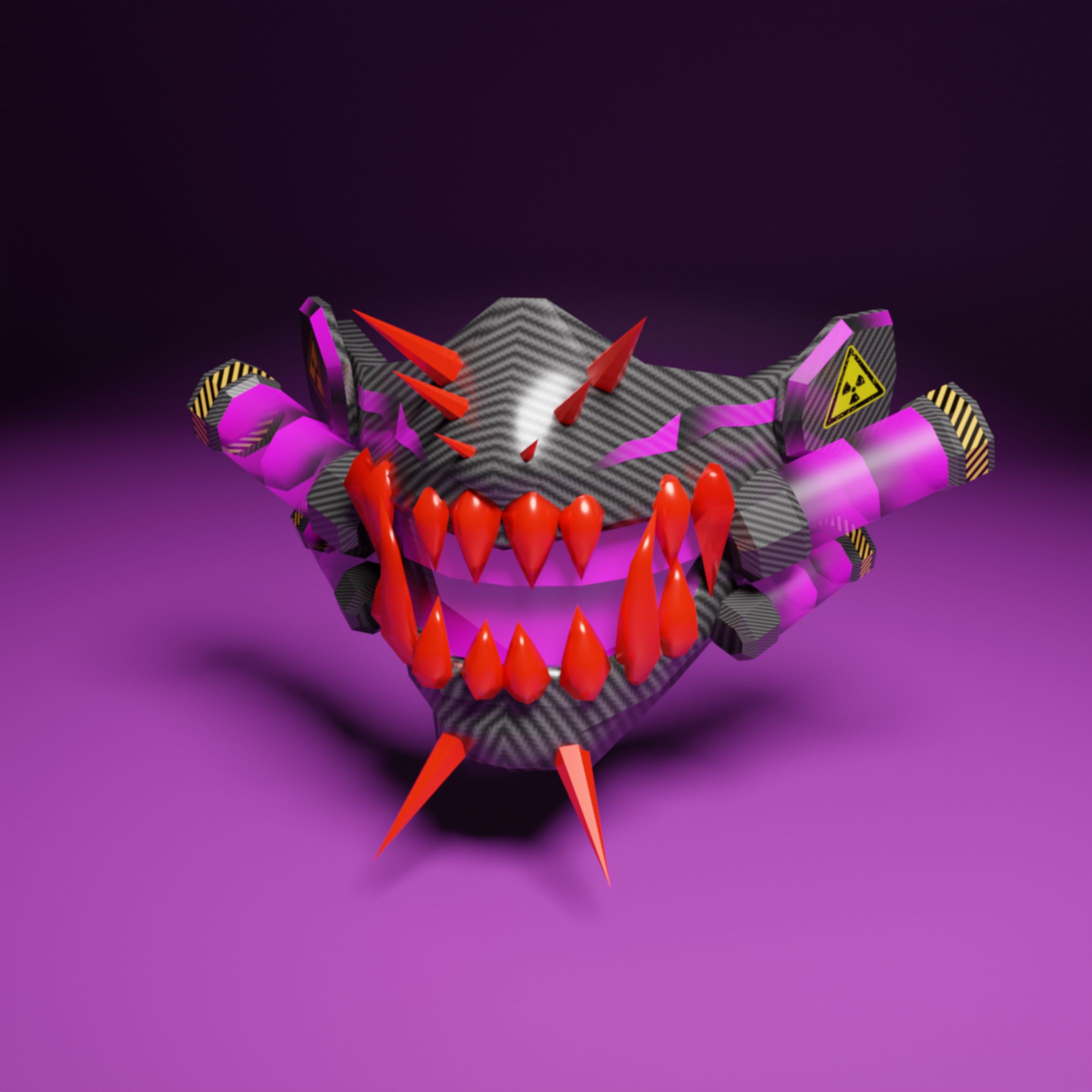 アクセサリー用「牙マスク」-1