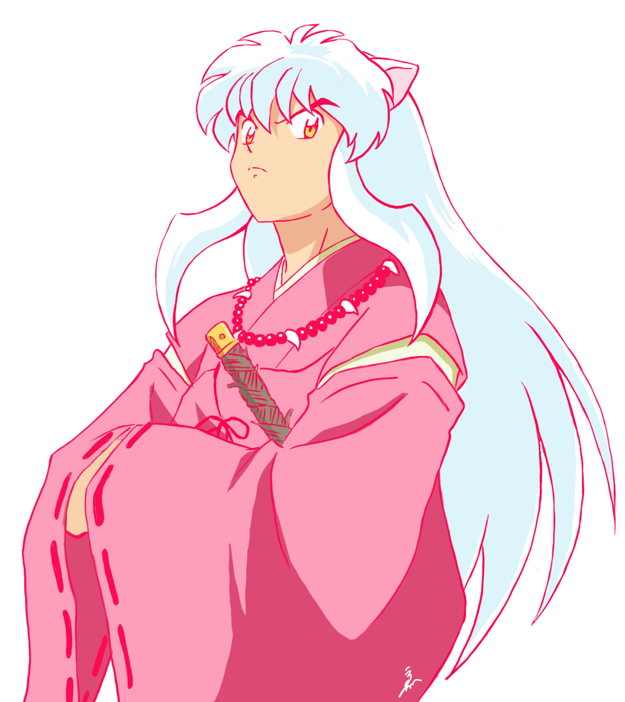 イラスト模写（アニメ塗り）-1