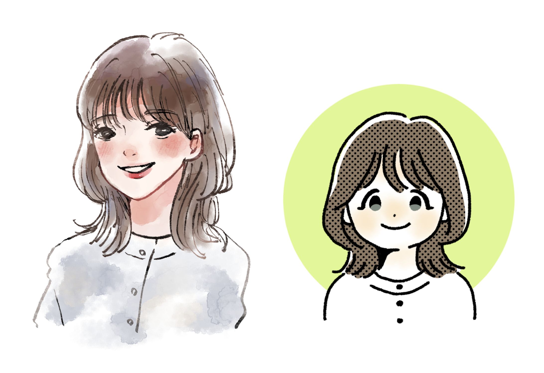 似顔絵イラスト制作-1