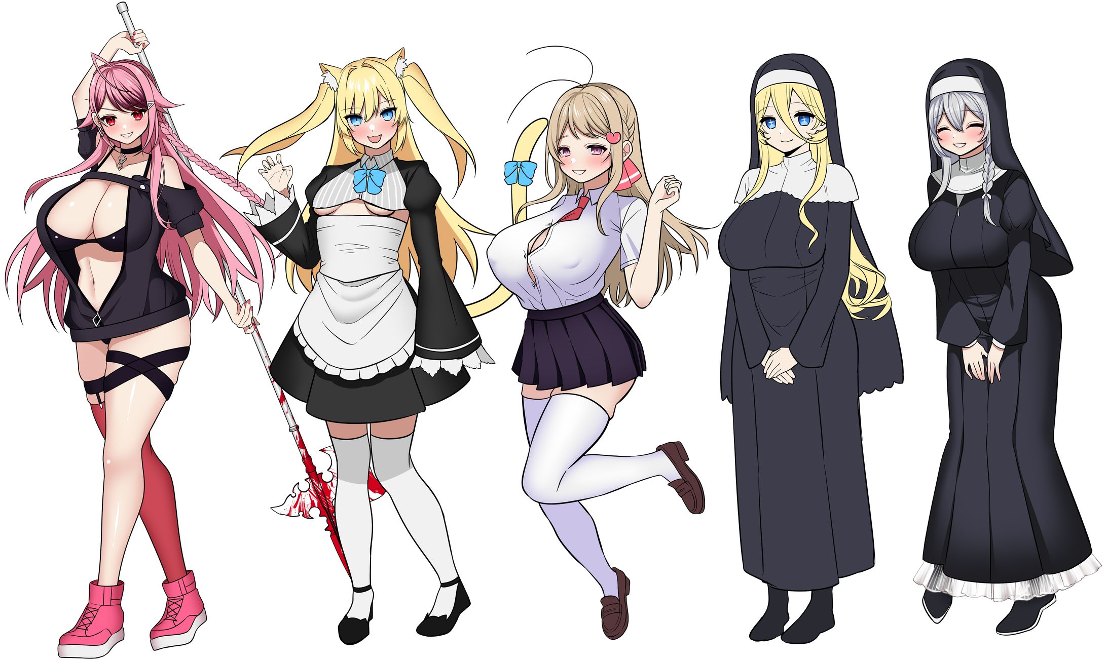 【立ち絵】キャラクターデザイン-1