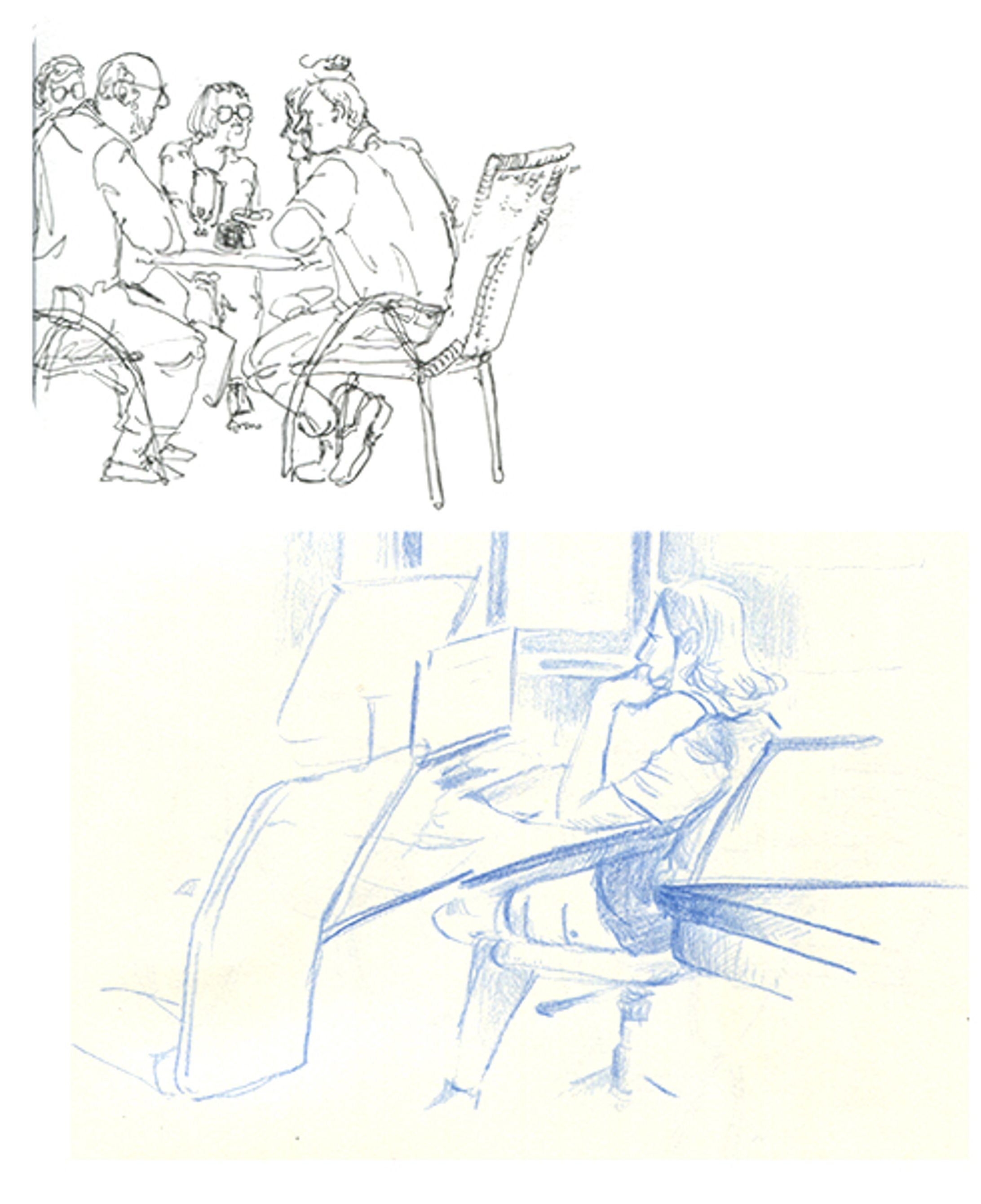 人物クロッキー-1