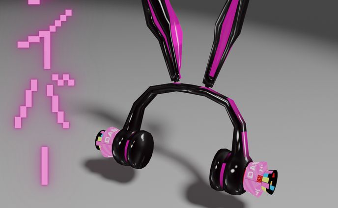 サイバーうさみみヘッドホン