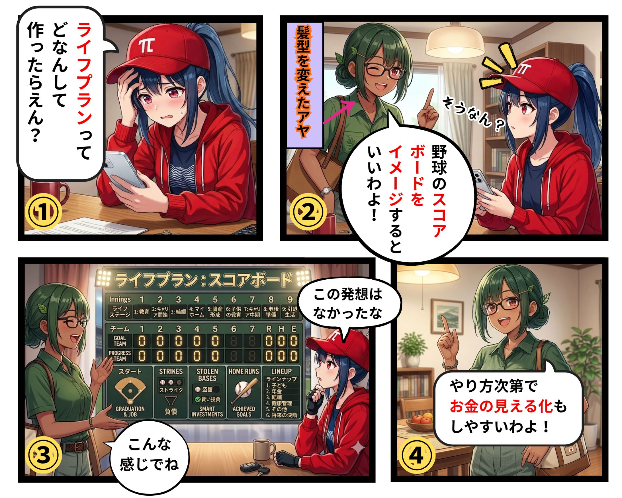ライフプランはスコアボードをイメージしよう！-1
