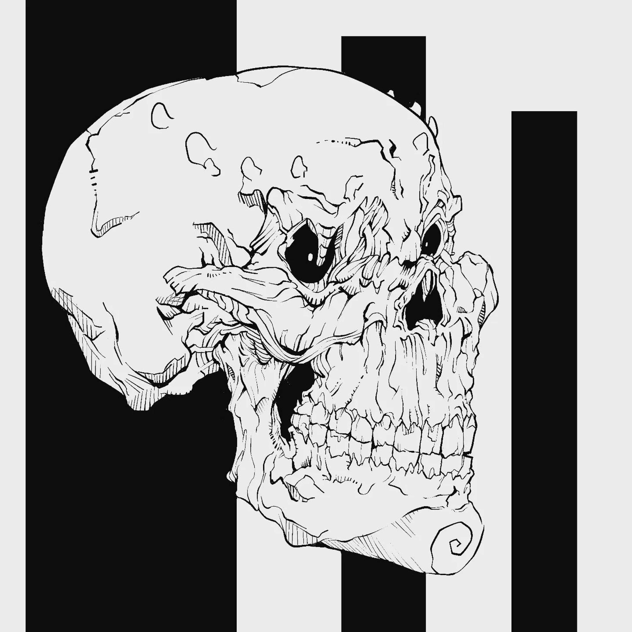 #skull #skullart #skullartwork #skullhead #digitalillustration #digitalart #digitalinking #draw #drawing#イラスト #clipstudiopaint#デジタルイラスト#artwork #art-1