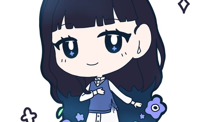 お菓子づくり、ミニキャラ