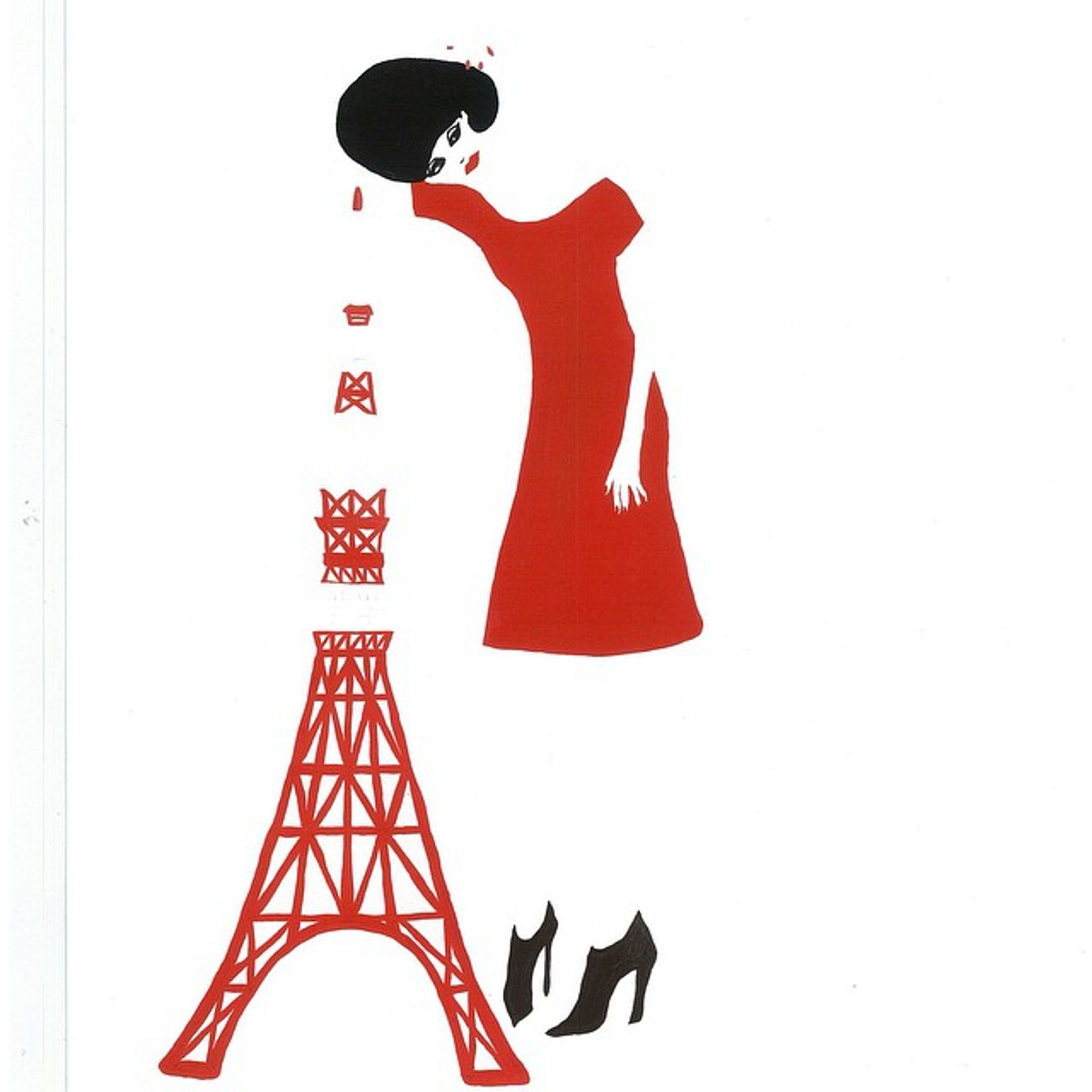#tokyo #girl #tower #magazine #japan #architecture #art #carven #art_we_inspire #東京タワー #東京 #ファッション #アンニュイ #アート #建物 #イラスト #elliekubota-1