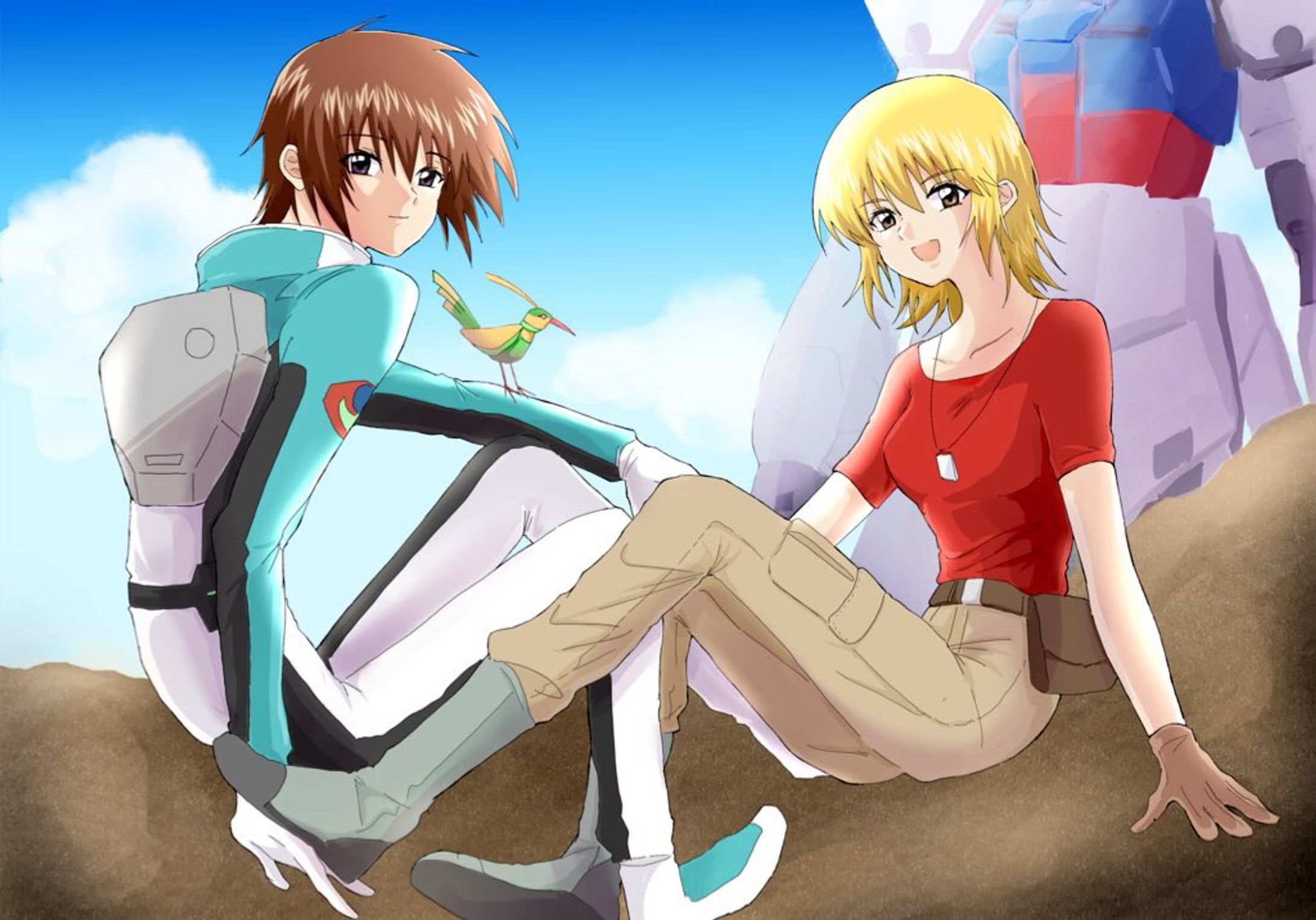 キラ＆カガリ(ガンダムSEED)
