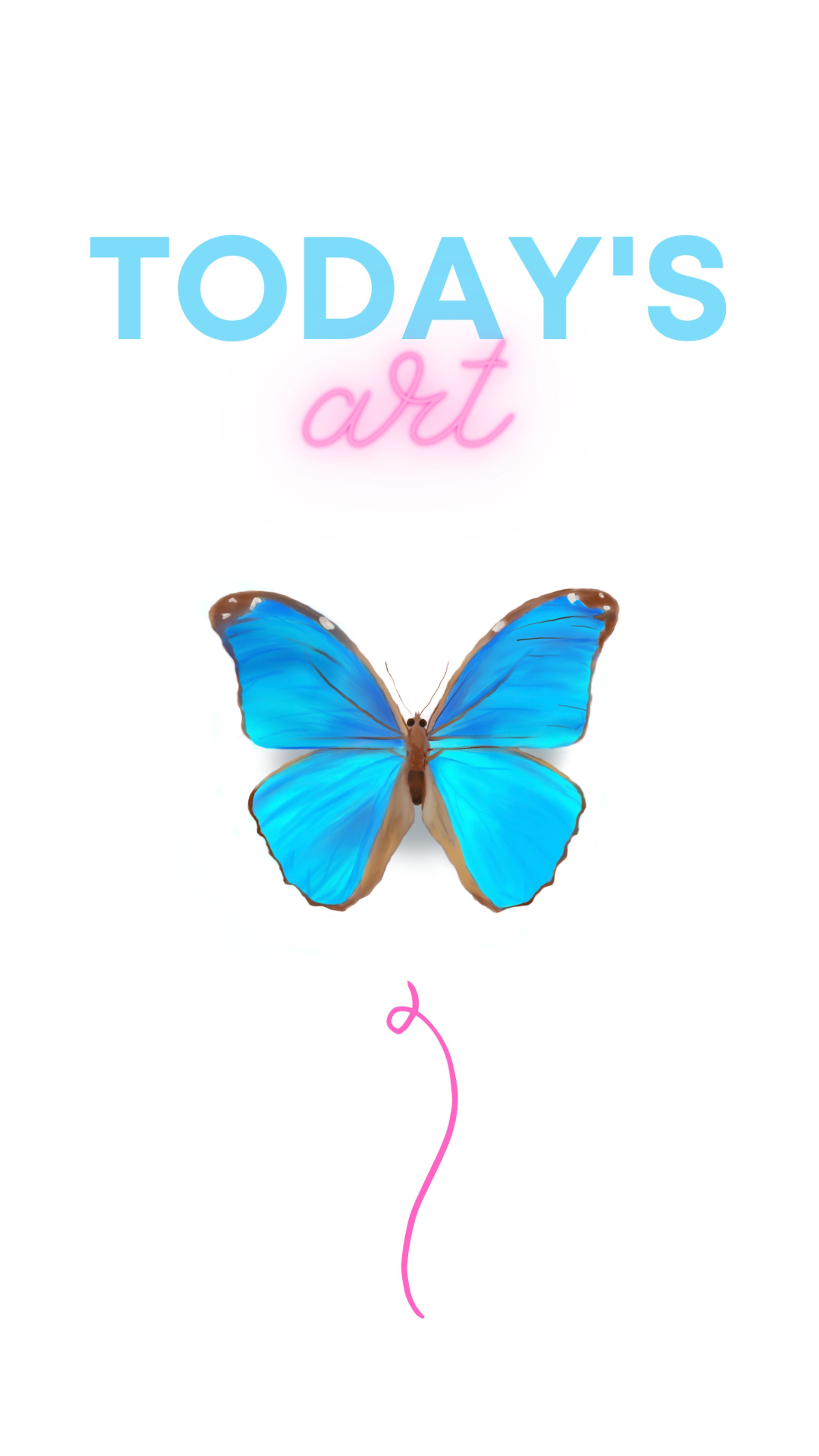 モルフォ蝶_イラスト-1