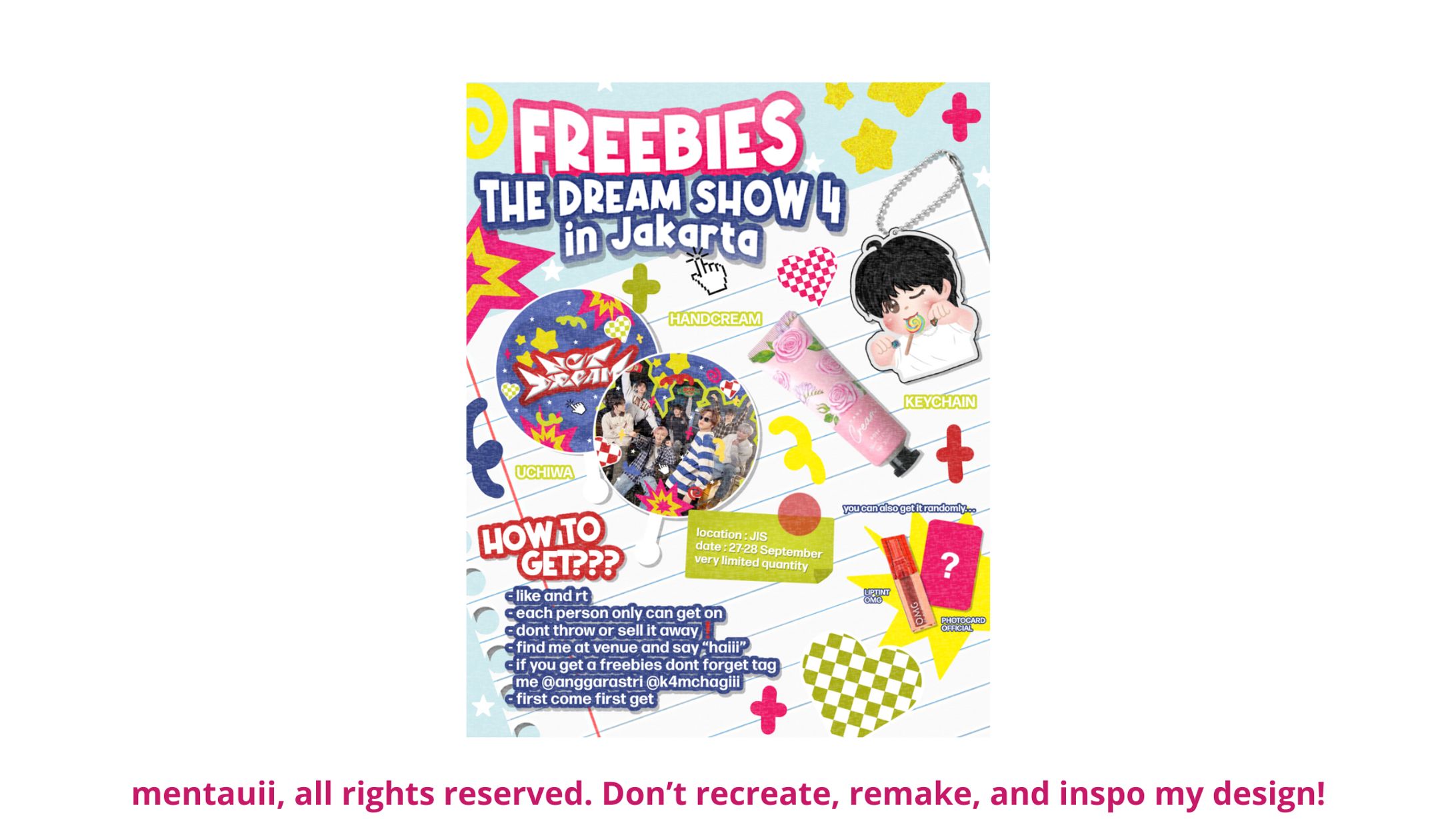 NOTICE POSTER + UCHIWA + CHIBI-1