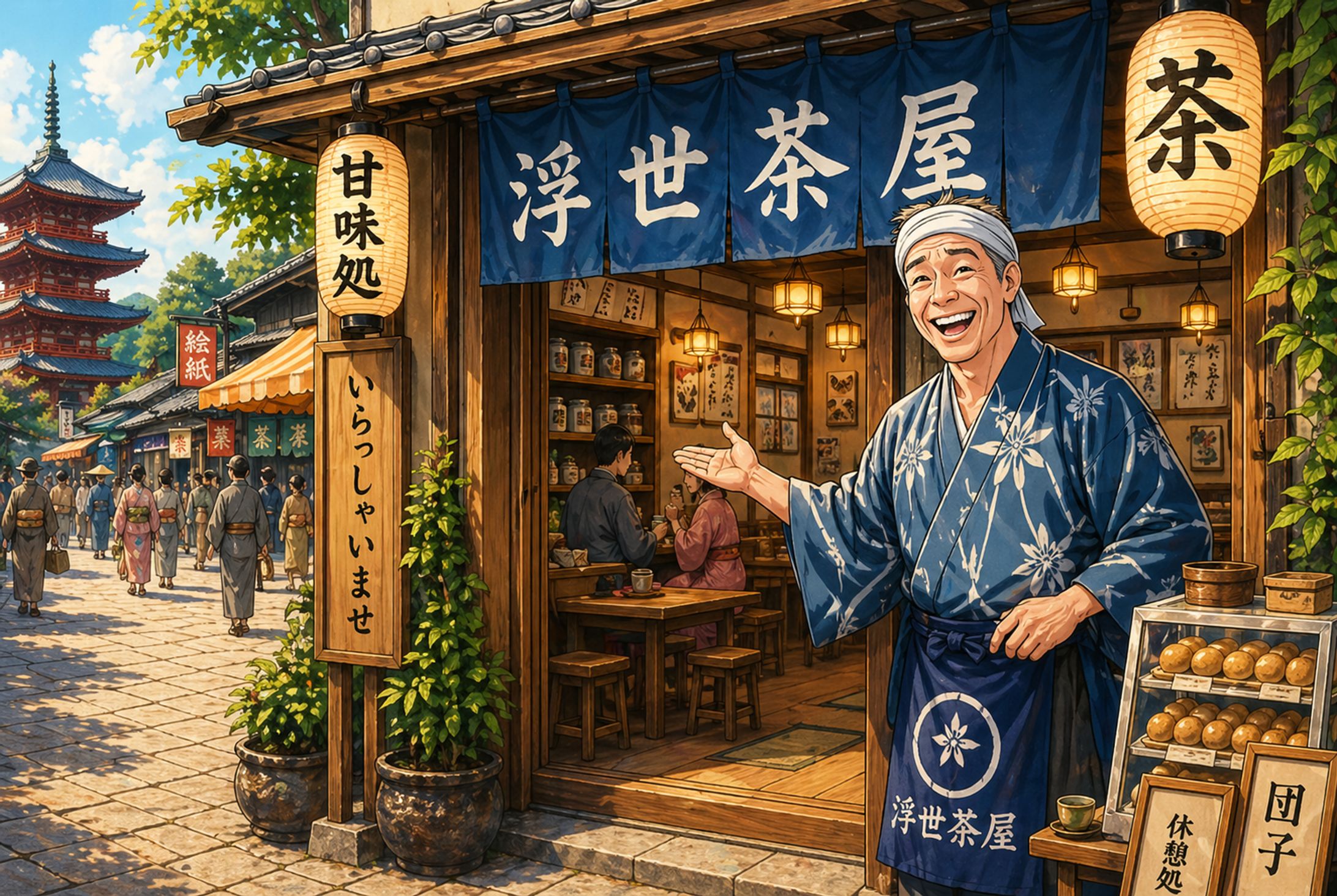 浮世茶屋 小噺 in 江戸庶民-1