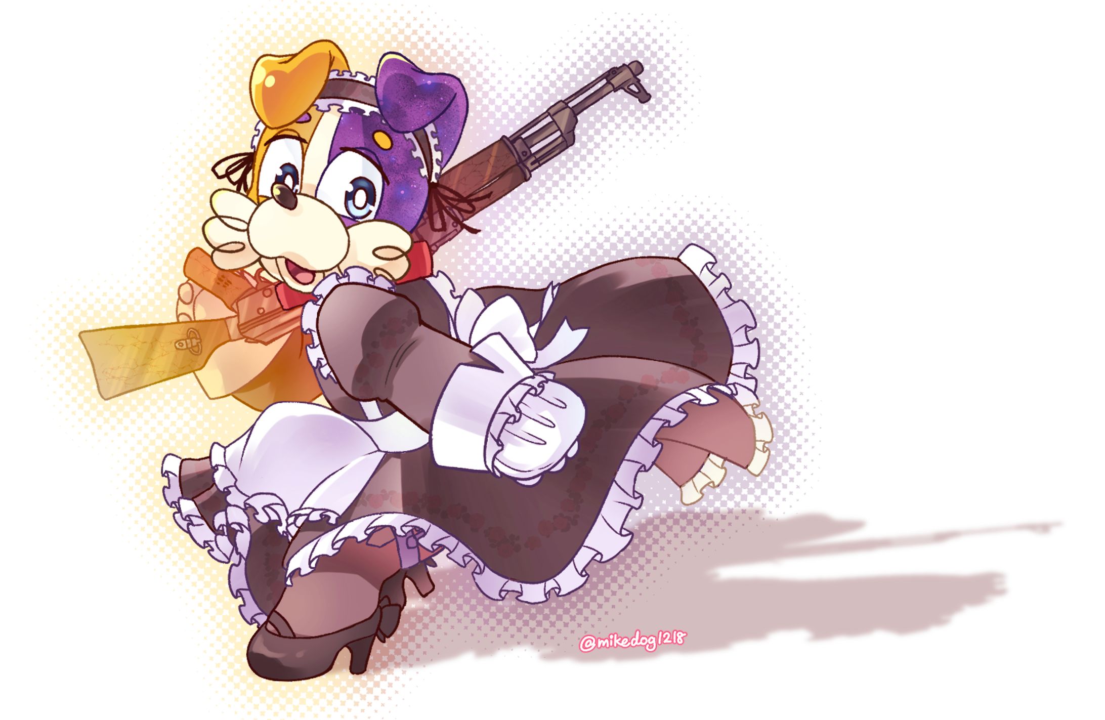 メイドみけ犬さん-1