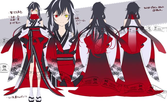 キャラクターデザイン制作