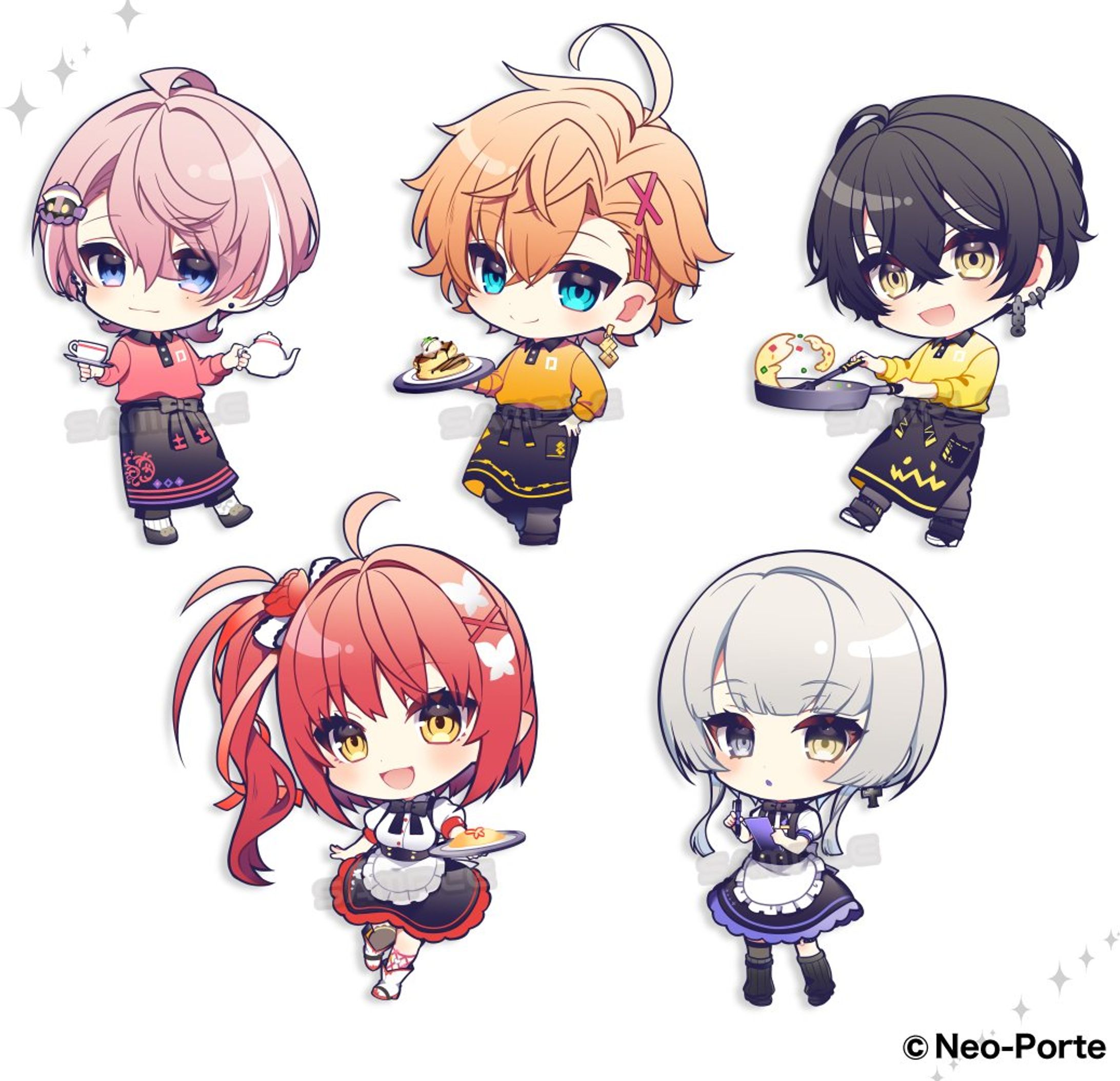 『Neo-Porte』×スイーツパラダイス コラボ　SDイラスト-1