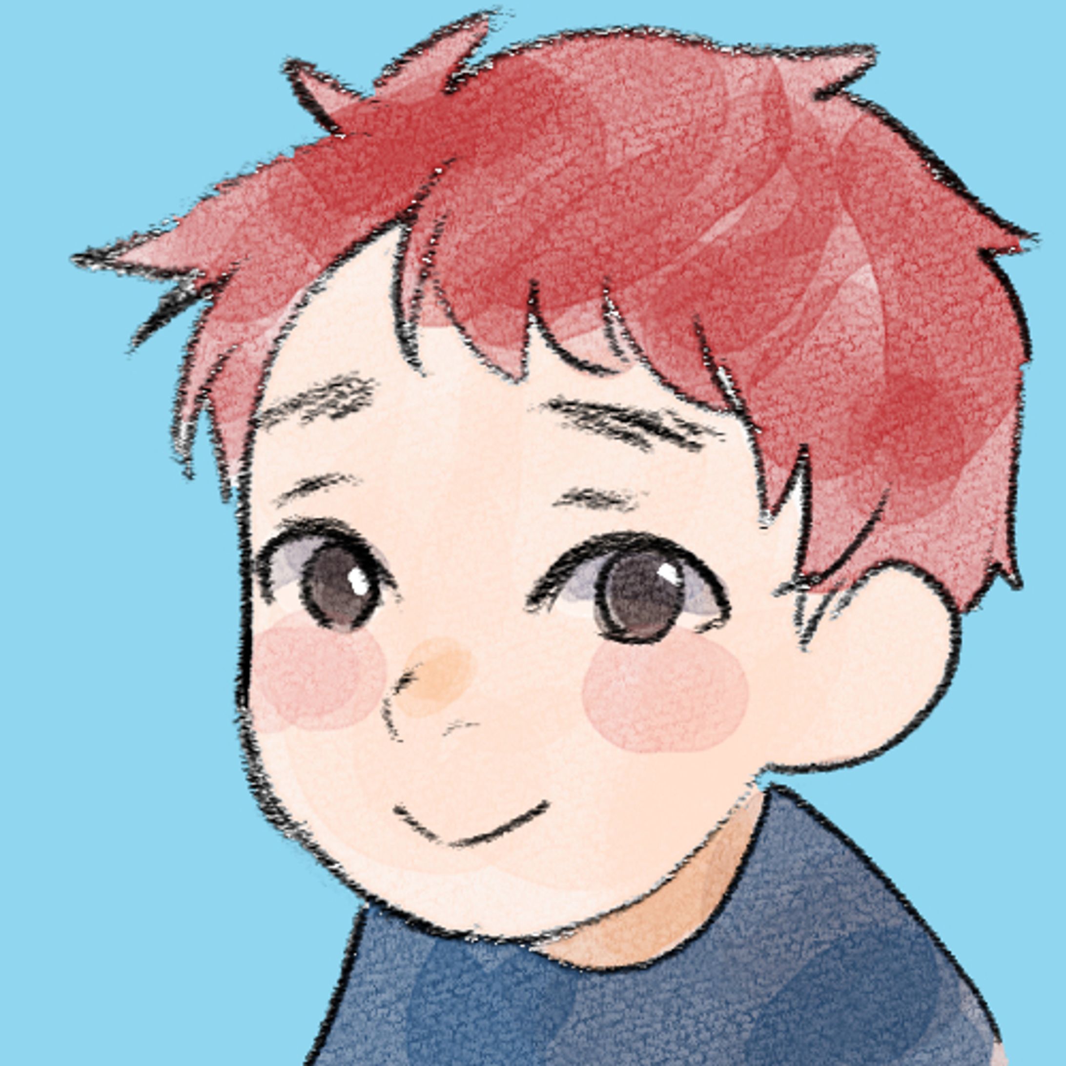 水彩イラスト(人物)-1