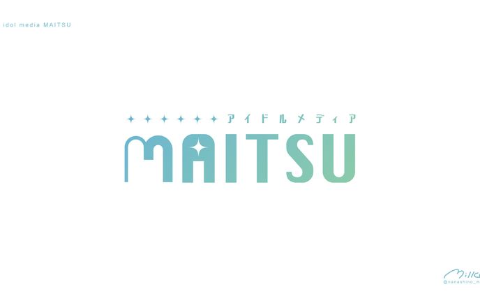 アイドルメディアMAITSU様 ロゴデザイン