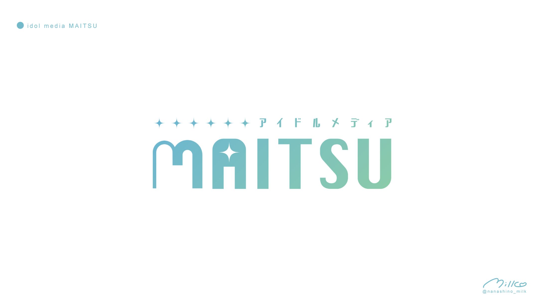 アイドルメディアMAITSU様 ロゴデザイン-1