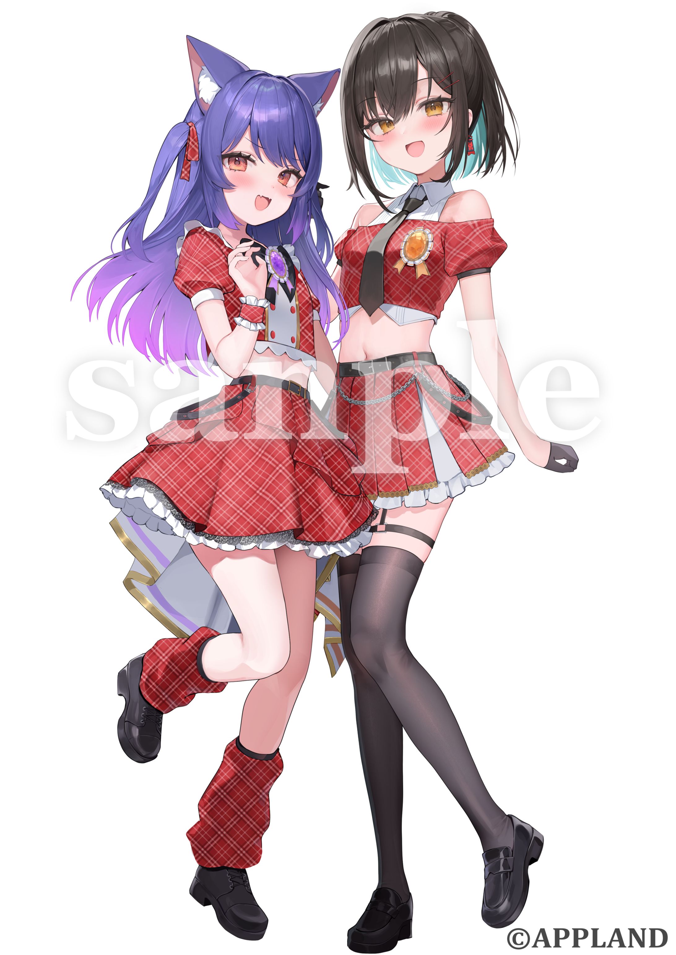 どっとライブ所属 ルルン・ルルリカ様 鬼頭みさき様 【星々の共鳴】KVイラスト-1