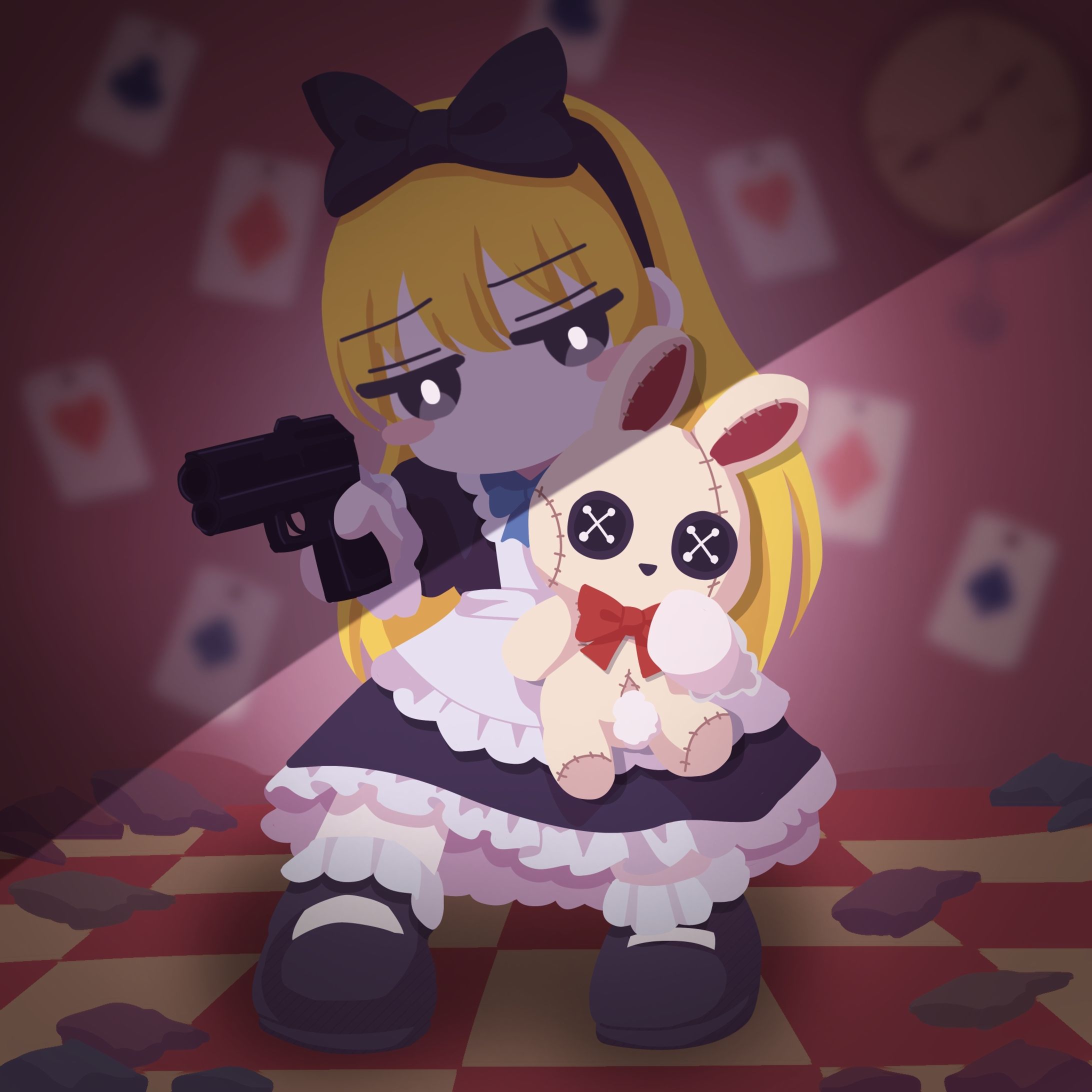 アリスモチーフのオリジナルキャラクター-1