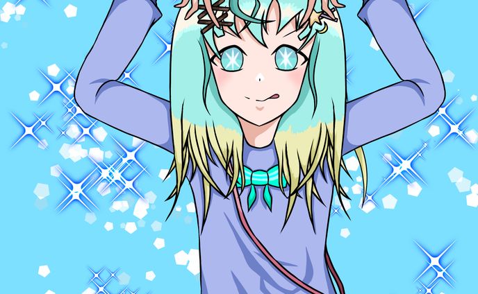 アイドル（推しの子）アイコンイラスト／オリジナルキャラクターver.