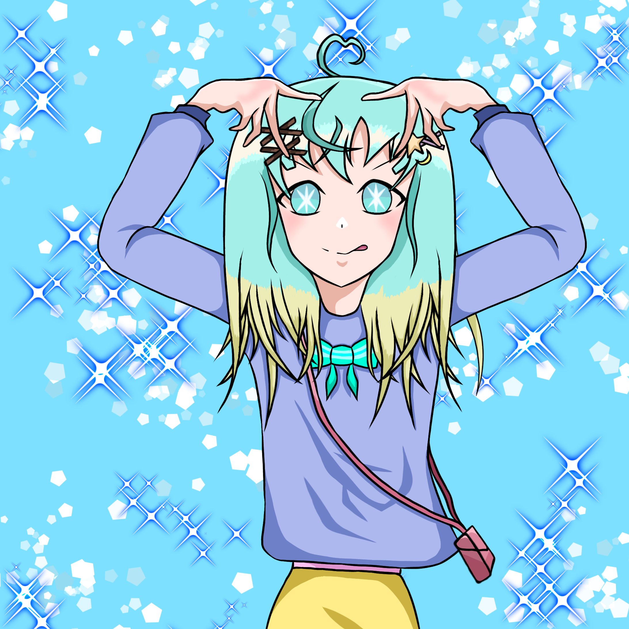 アイドル（推しの子）アイコンイラスト／オリジナルキャラクターver.-1