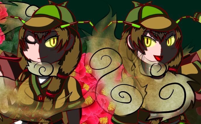 東方Projectの二次創作キャラクターのイラスト