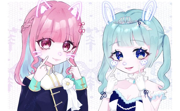有償依頼：ペアイラスト