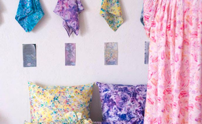 mumea textile exhibition 「Garden」at ギャラリー・ドゥー・ディマンシュ