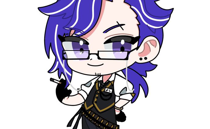 限りなく透明な喫茶店様_グッズイラスト