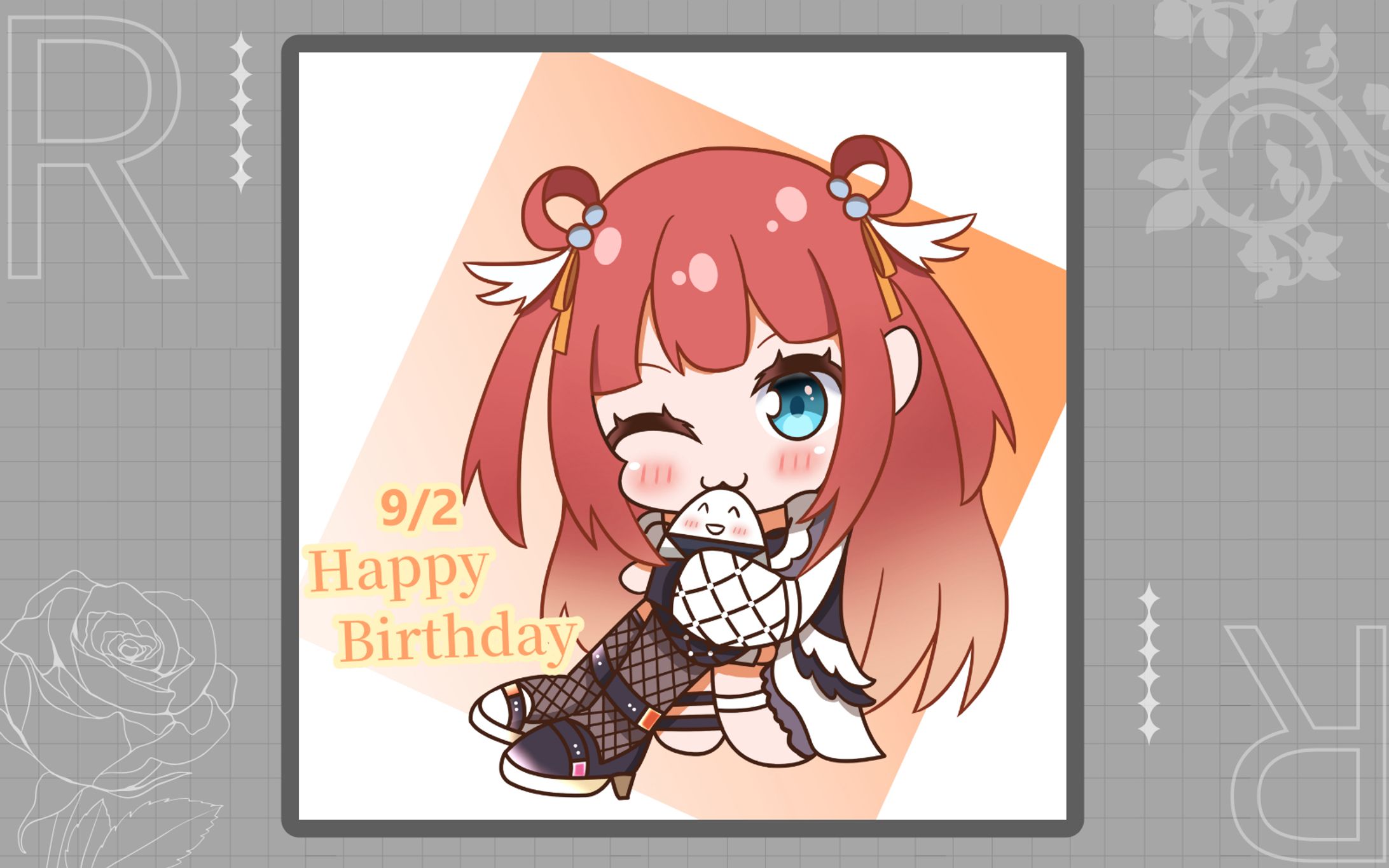 リスナー様依頼　誕生日企画イラスト-1