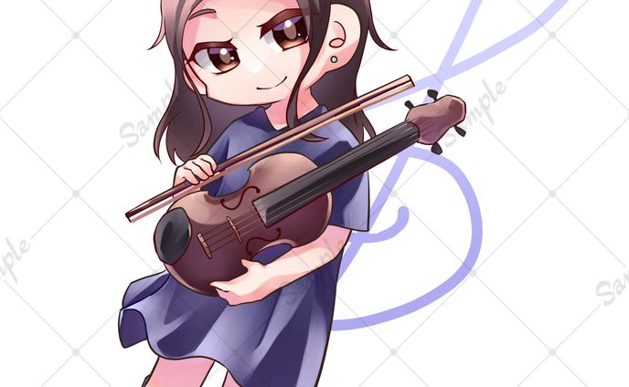 【立ち絵】ミニキャラ　全身　女性