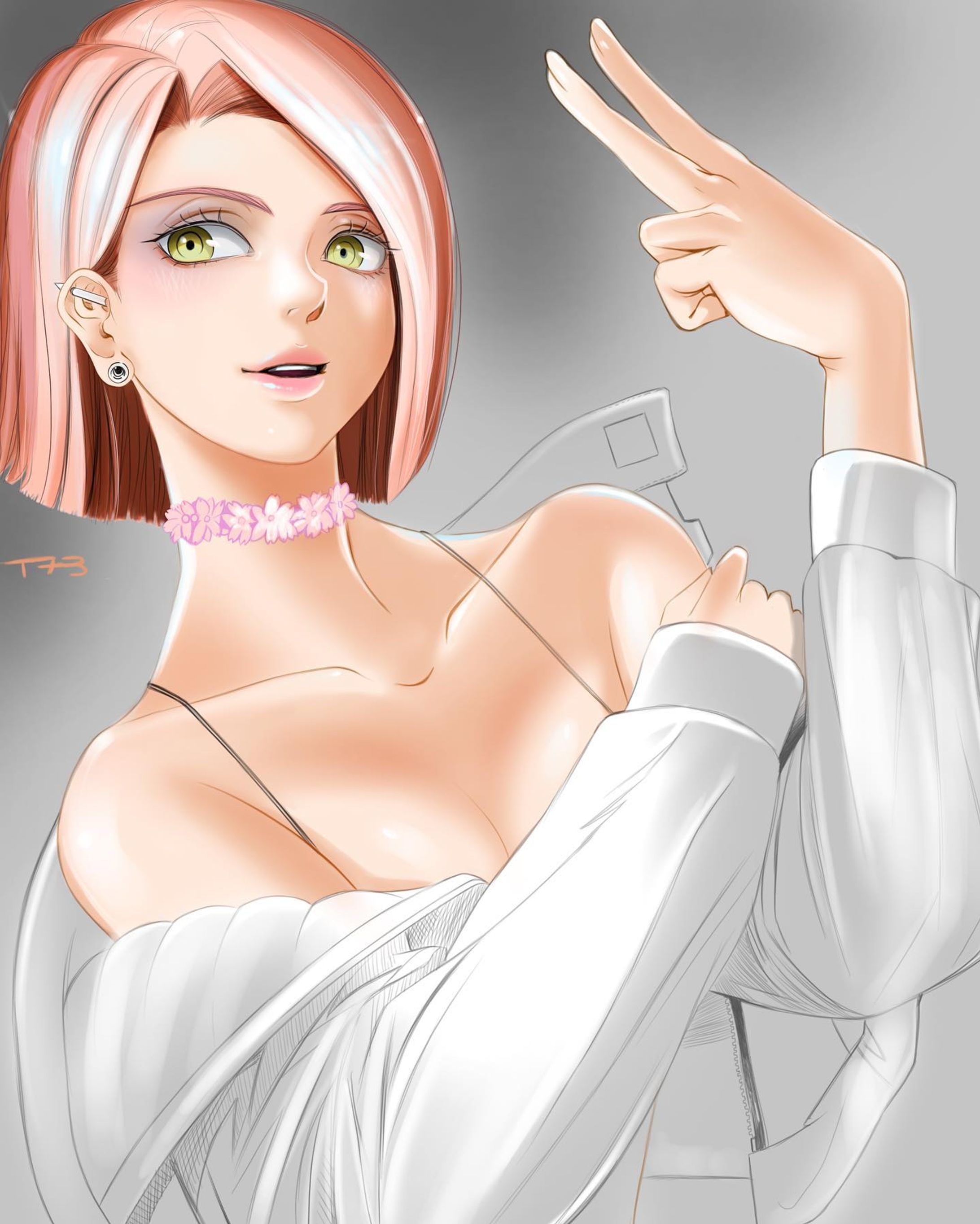 切りっぱなしボブ2
#えかきさんと繋がりたい-1