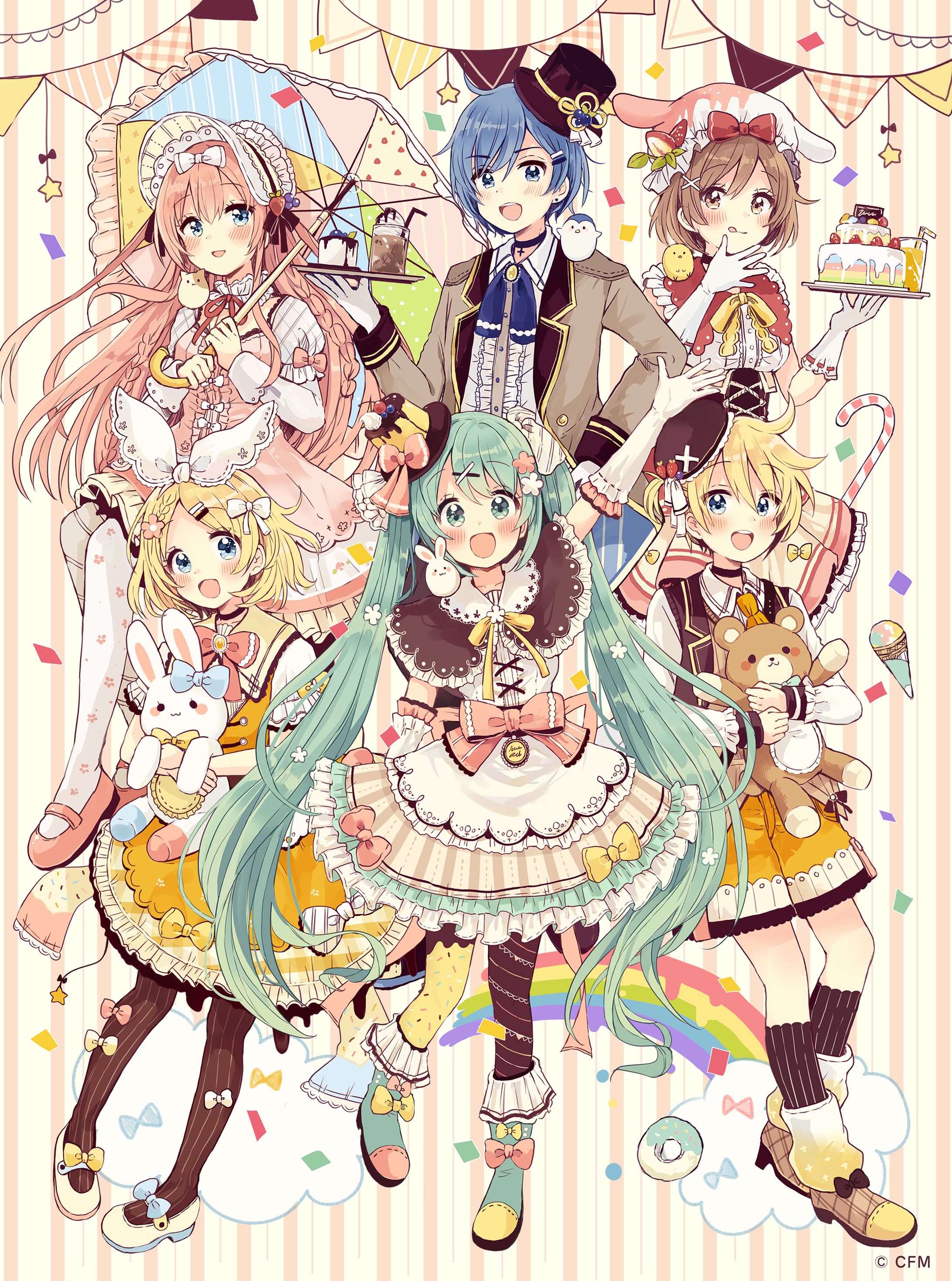 『初音ミク12th Anniversaryフェア』アニメイト、グッズイラスト-1