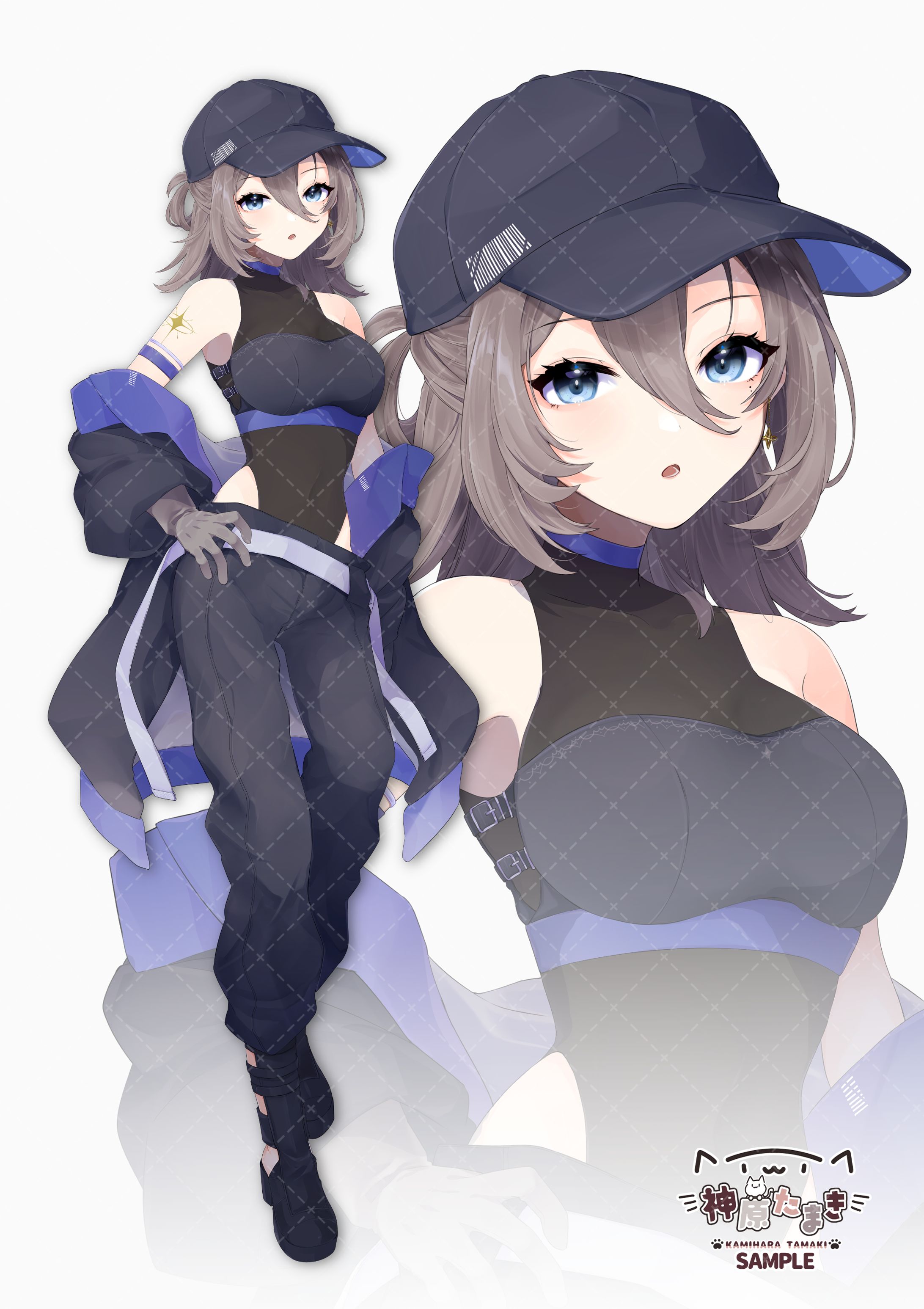 キャラクター立ち絵｜碧水レイ-1
