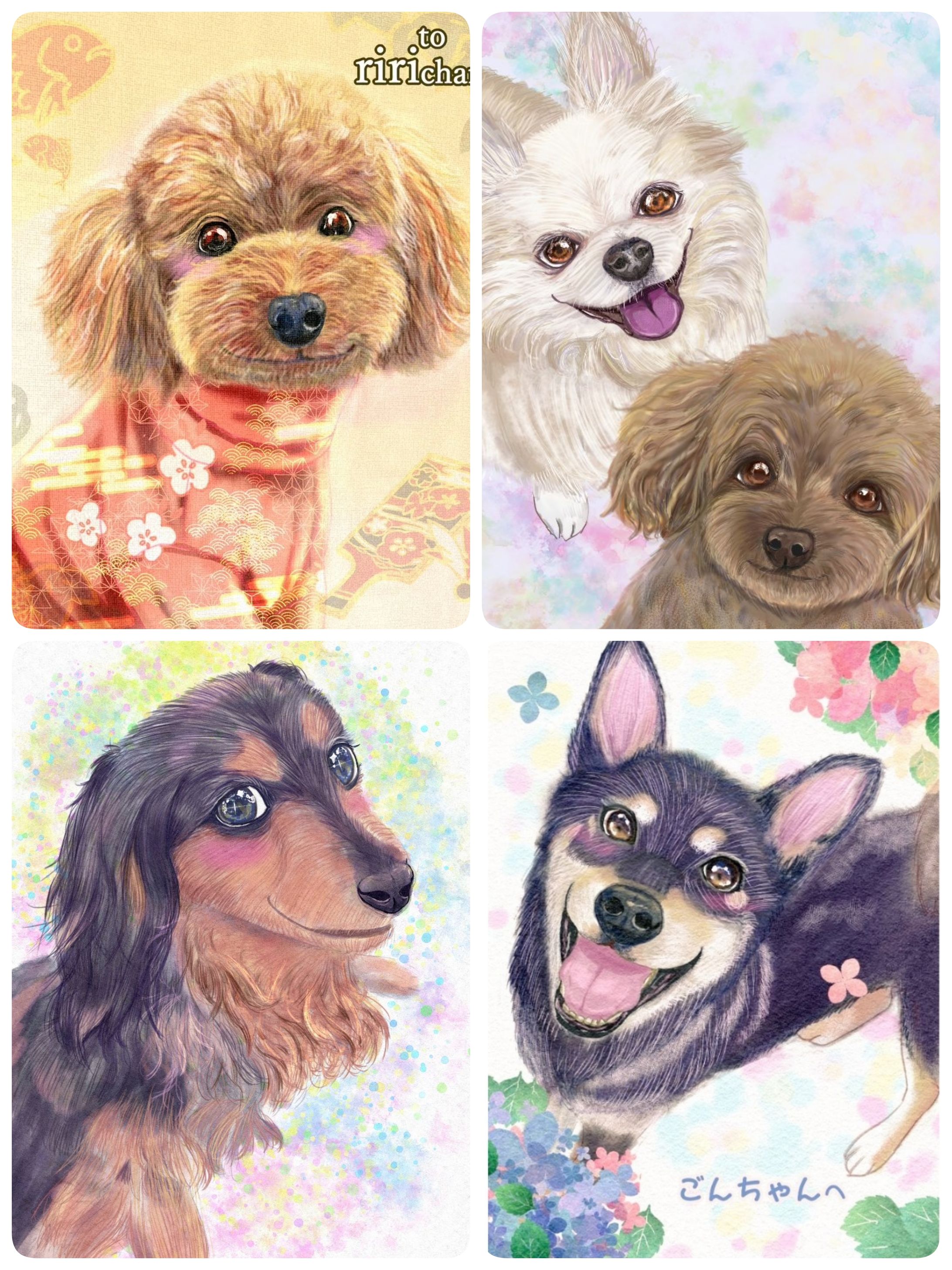 似顔絵イラストまとめ-1