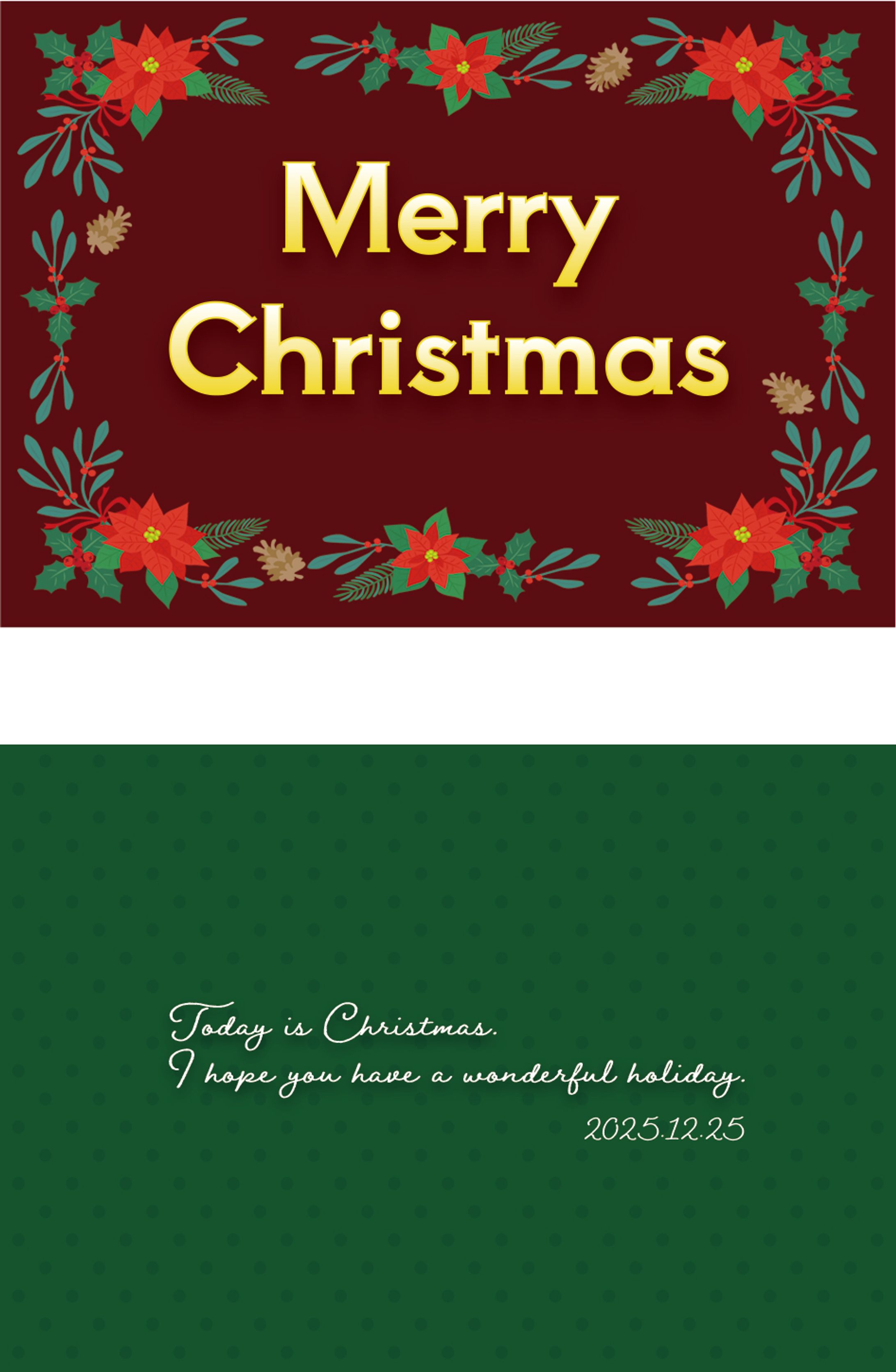 クリスマスカード-1