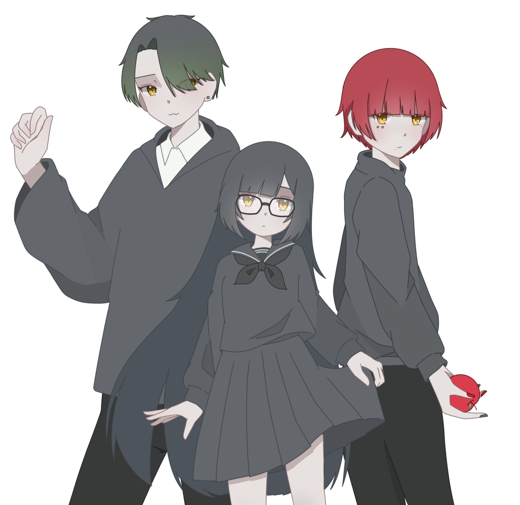 ヒトの不幸は罪の味NPC  膝上立ち絵3点-1