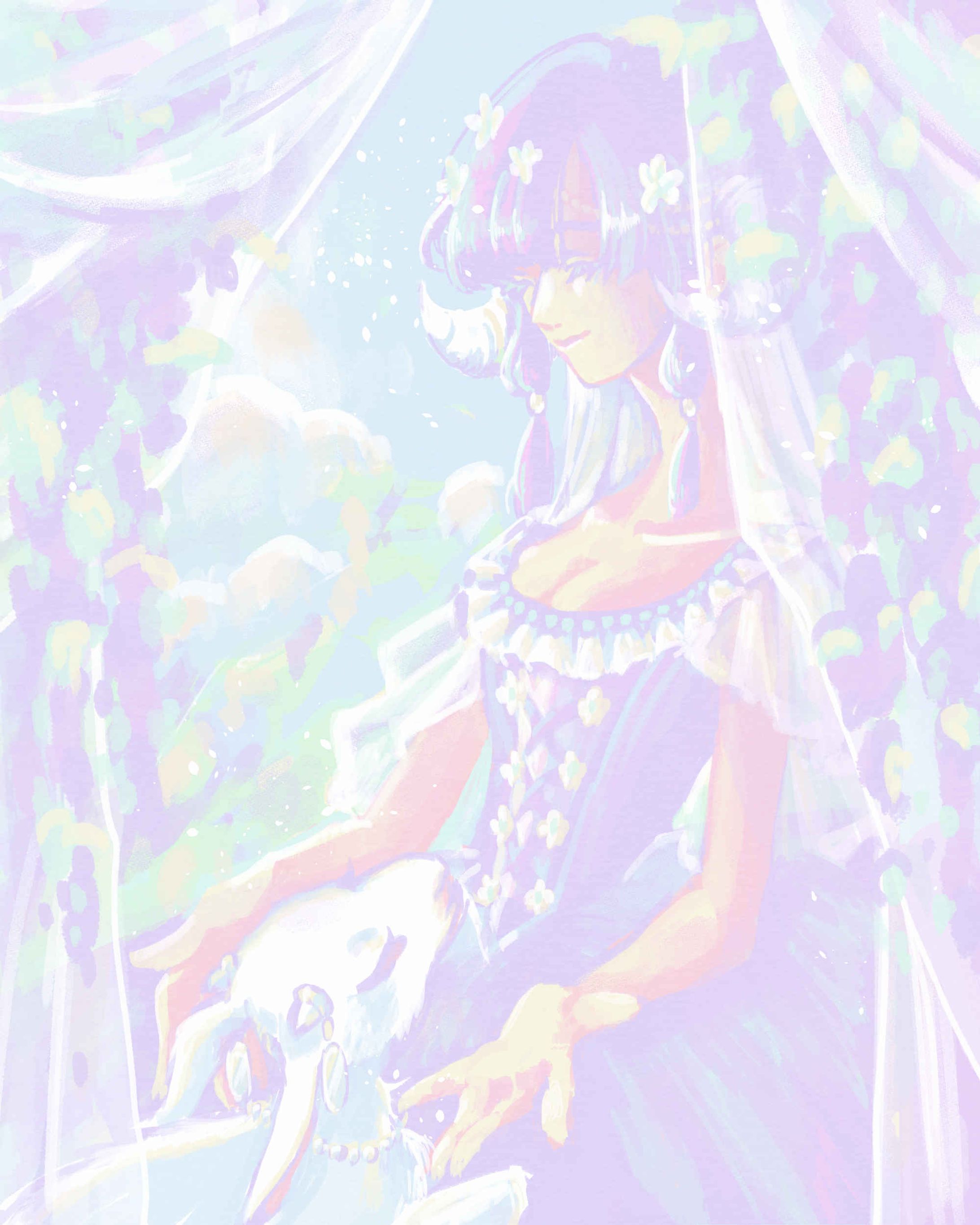 イラスト/白の花嫁-1
